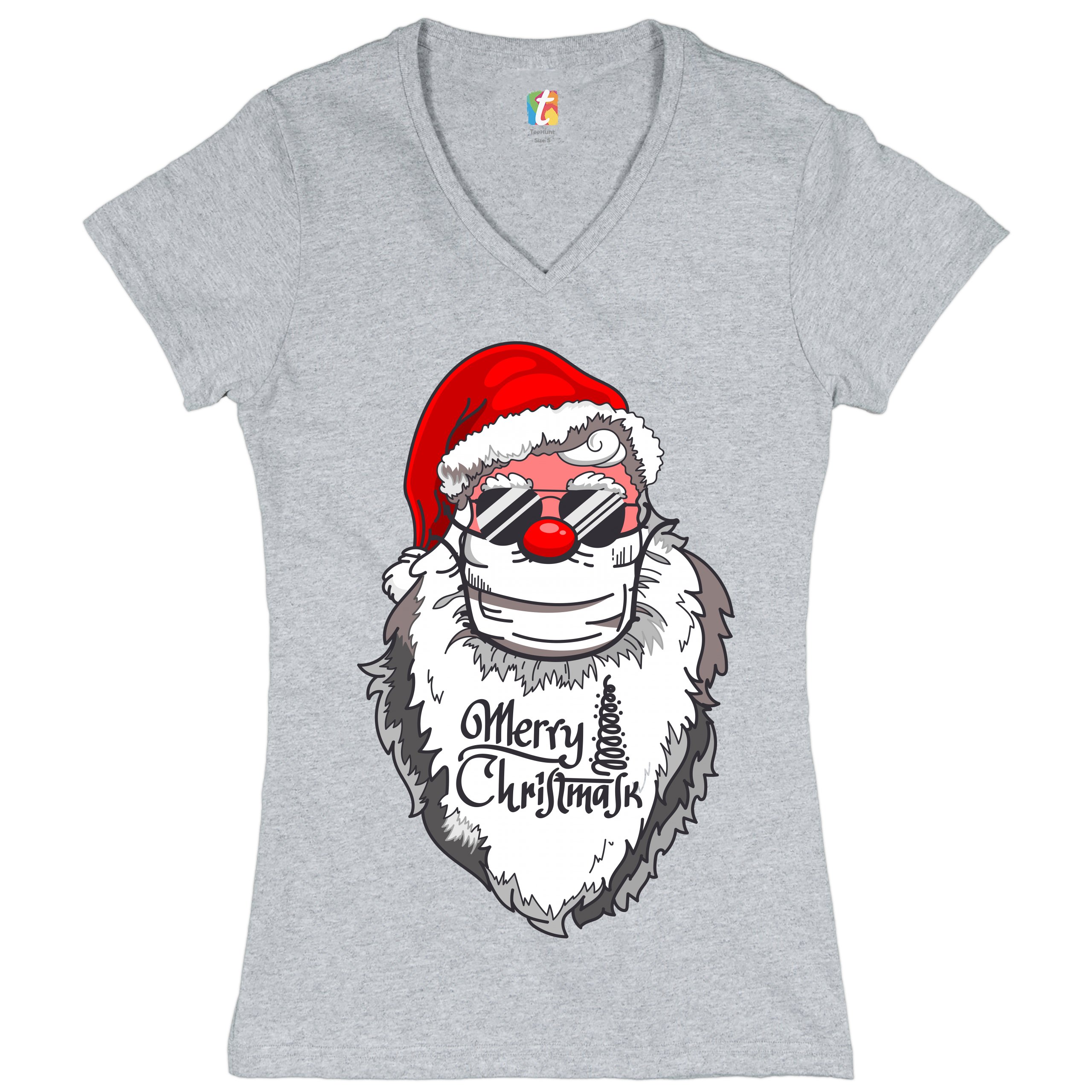 christmas vneck tshirt