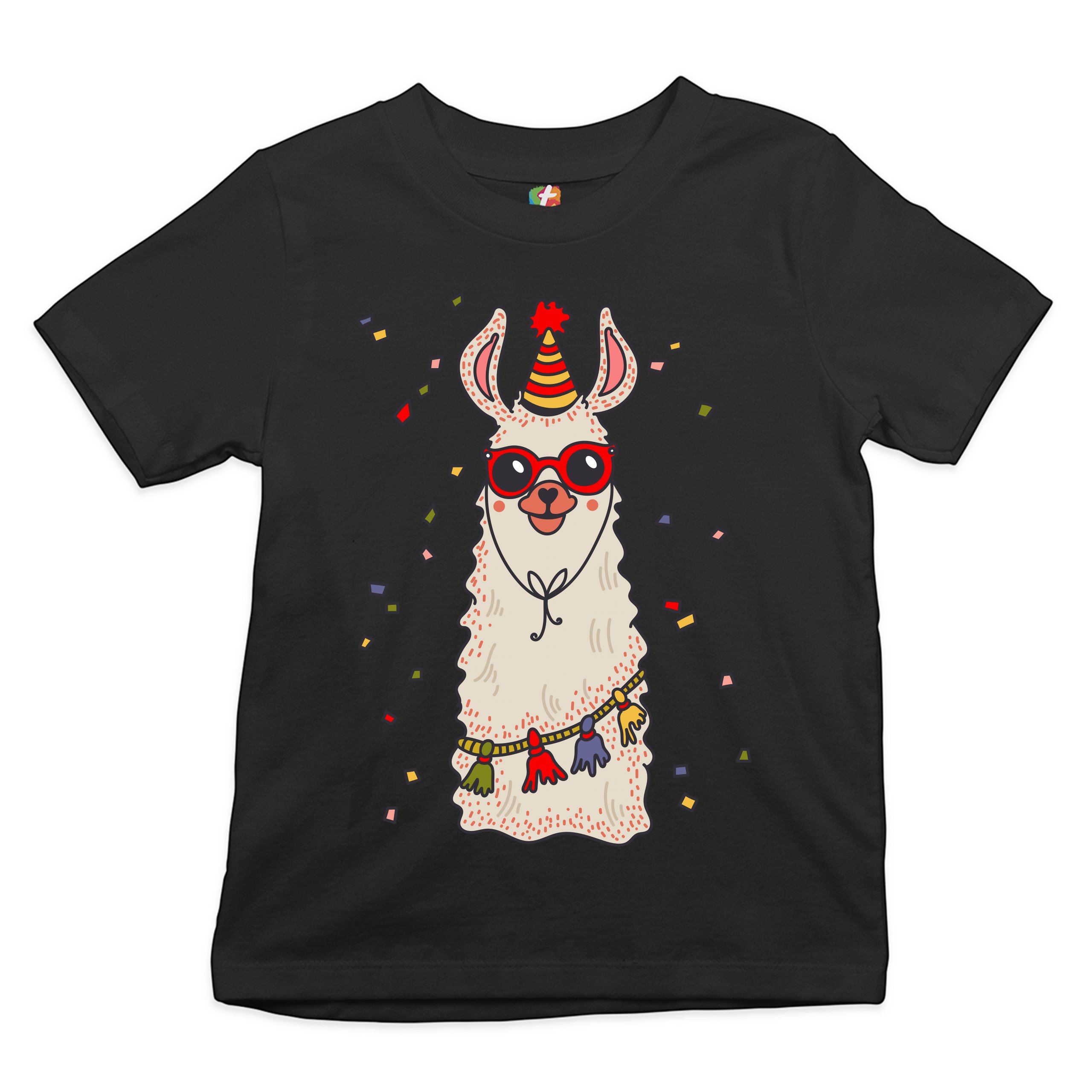 Christmas Llama Youth T-shirt Merry and Bright Let It Snow Funny Xmas Kids - Picture 6 of 29