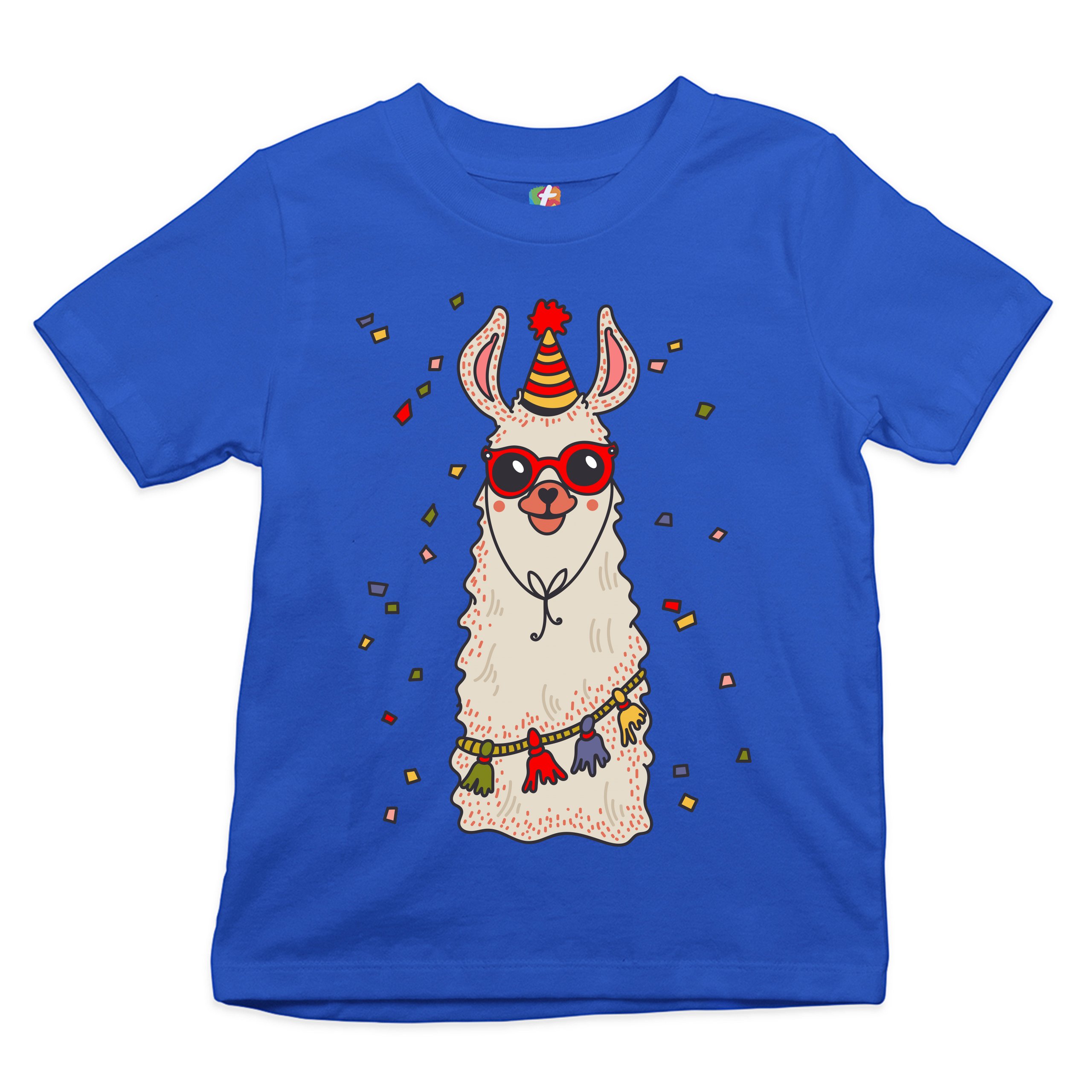 Christmas Llama Youth T-shirt Merry and Bright Let It Snow Funny Xmas Kids - Picture 22 of 29