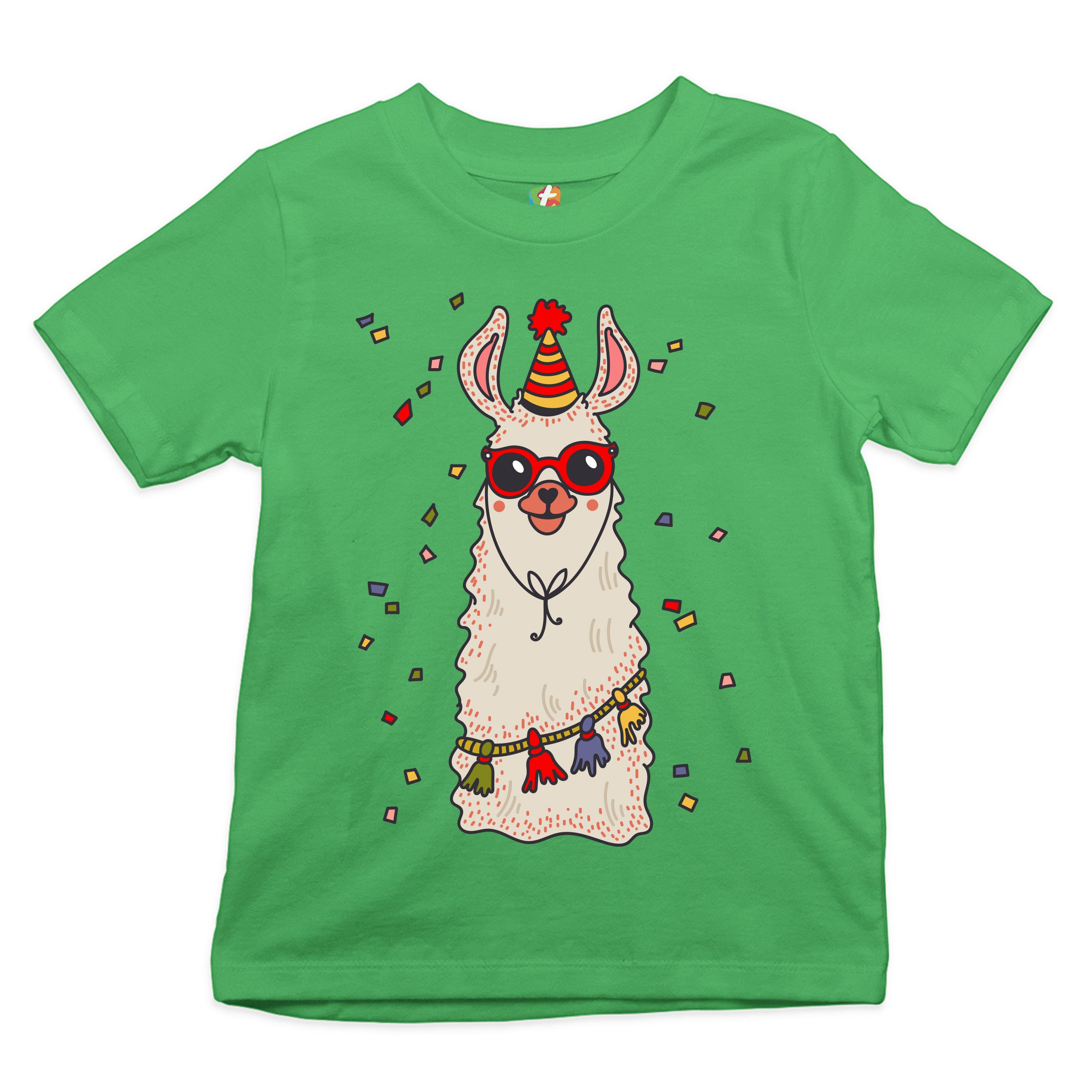 Christmas Llama Youth T-shirt Merry and Bright Let It Snow Funny Xmas Kids - Picture 2 of 29