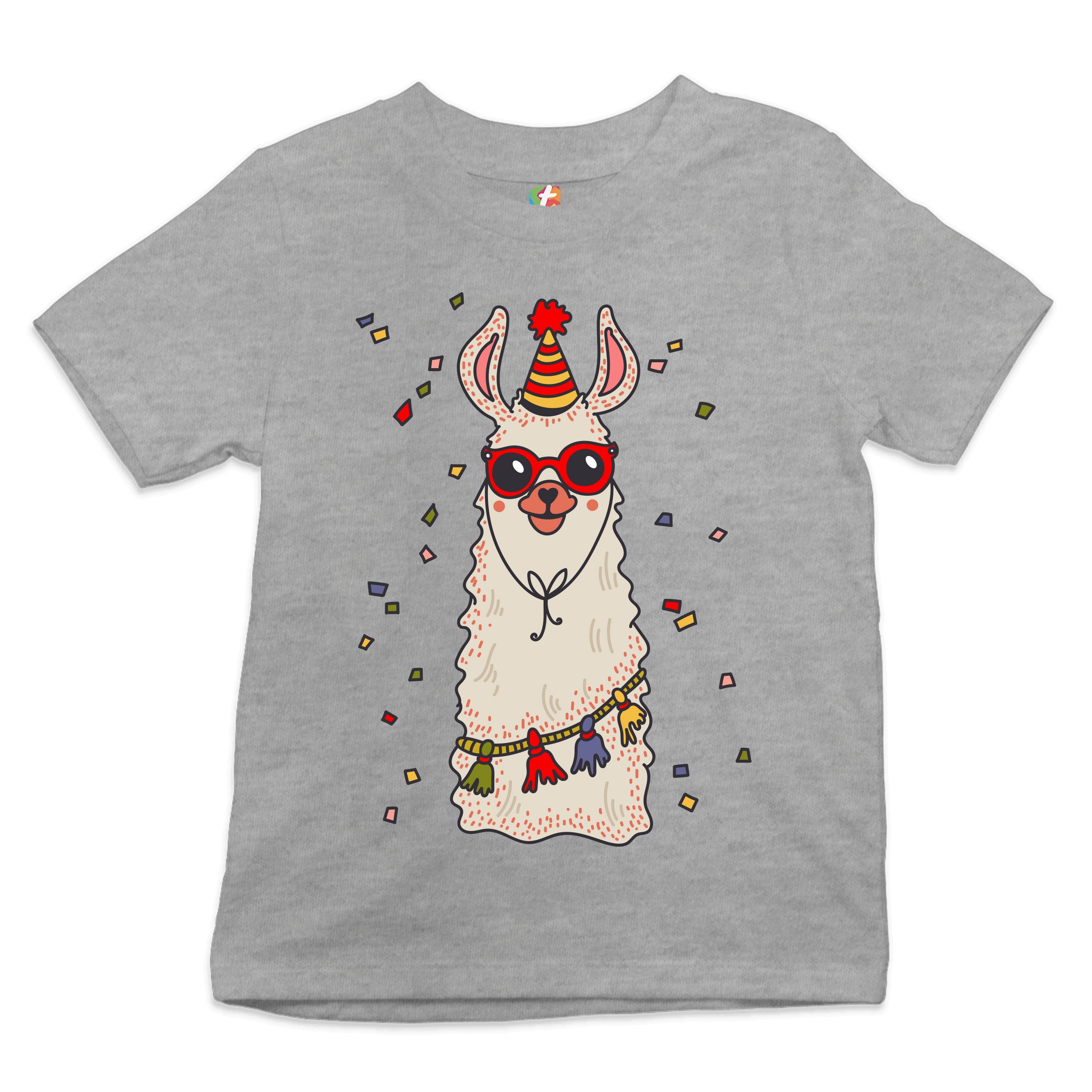 Christmas Llama Youth T-shirt Merry and Bright Let It Snow Funny Xmas Kids - Picture 10 of 29