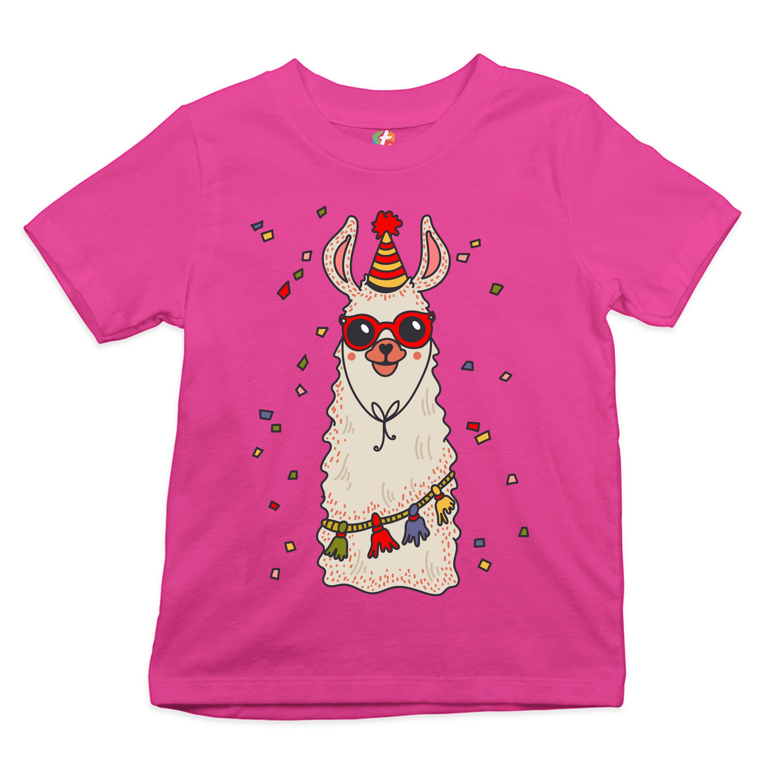 Christmas Llama Youth T-shirt Merry and Bright Let It Snow Funny Xmas Kids - Picture 26 of 29