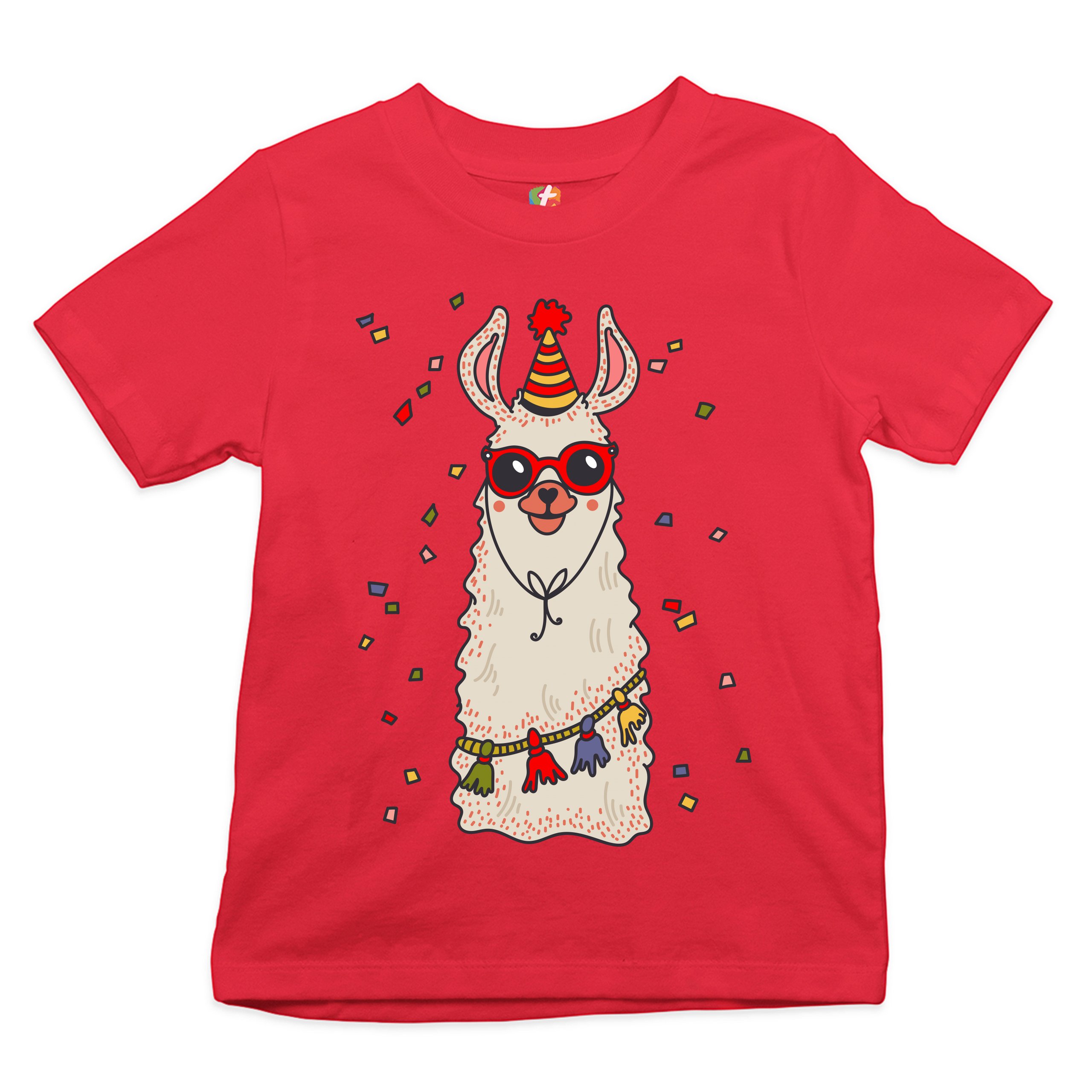 Christmas Llama Youth T-shirt Merry and Bright Let It Snow Funny Xmas Kids - Picture 14 of 29