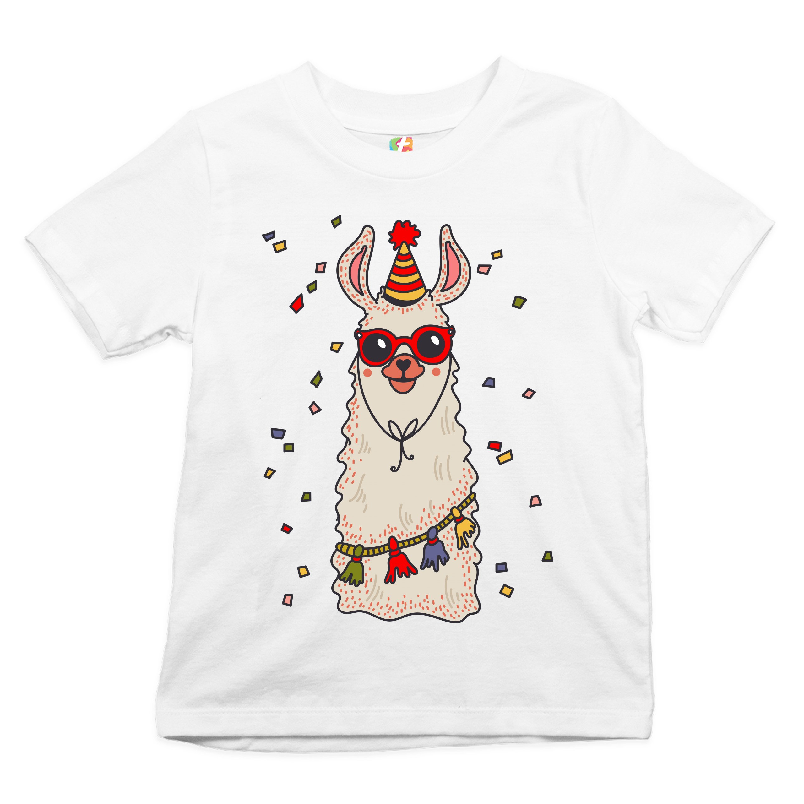 Christmas Llama Youth T-shirt Merry and Bright Let It Snow Funny Xmas Kids - Picture 18 of 29