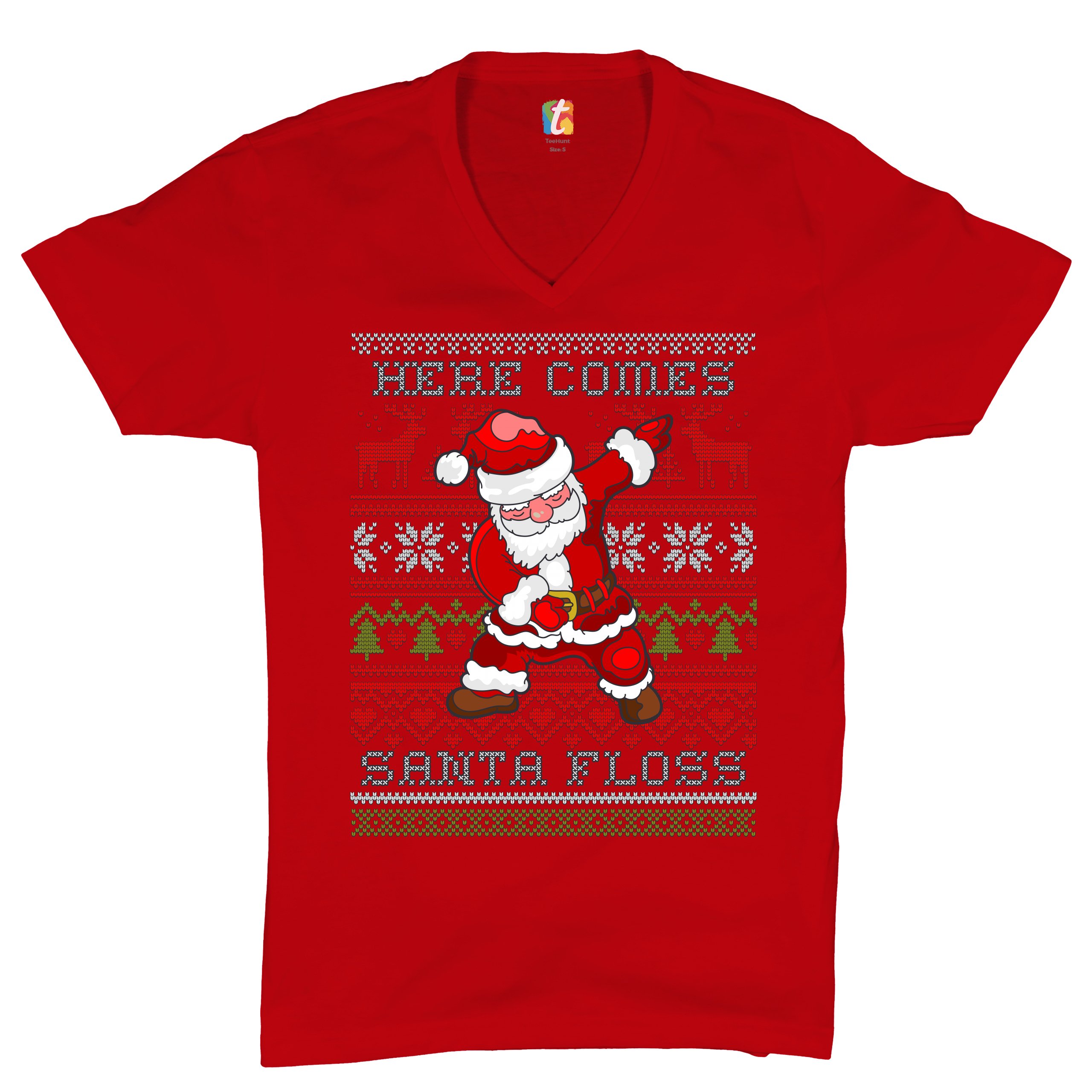 Here comes sale santa floss sweater