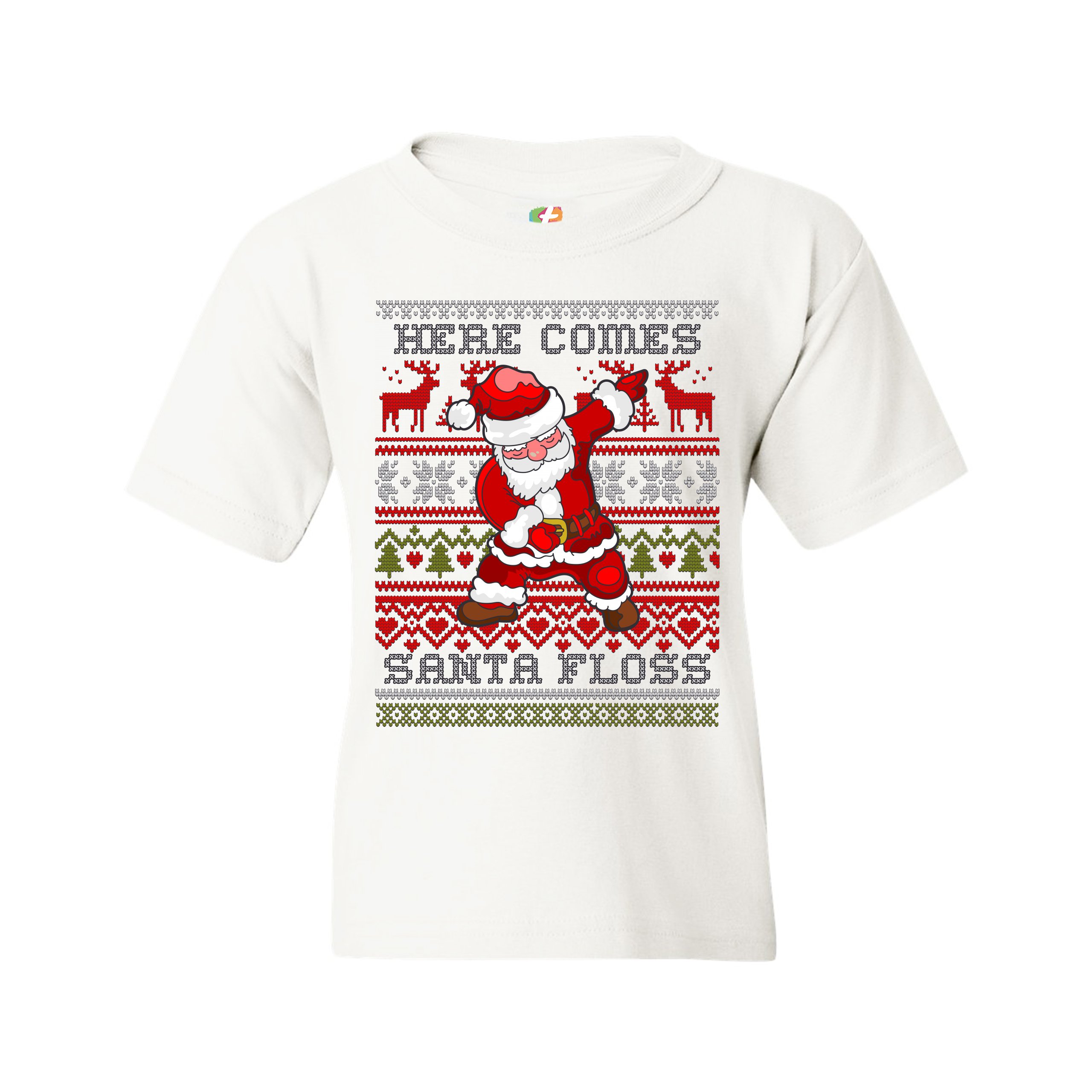 santa floss shirt