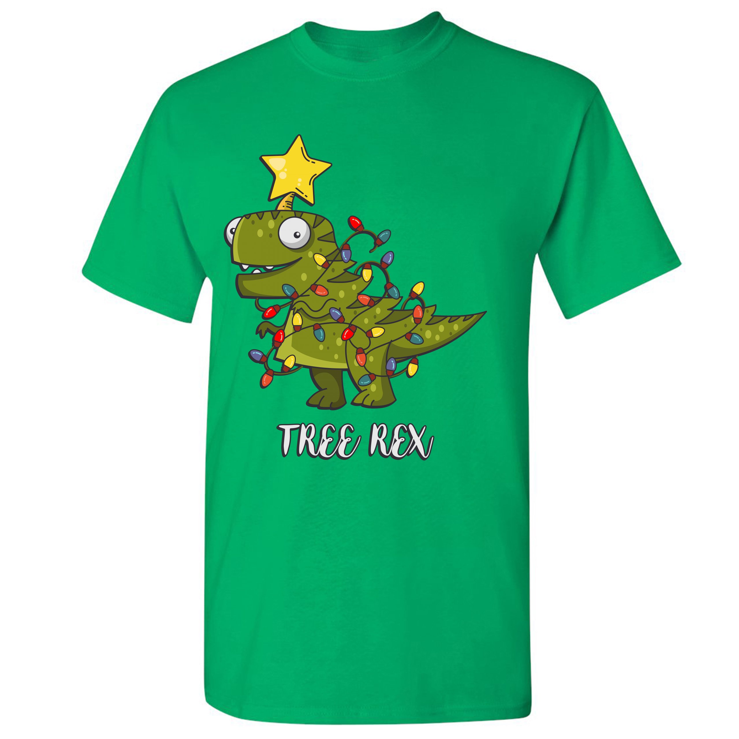 tree rex christmas t shirt