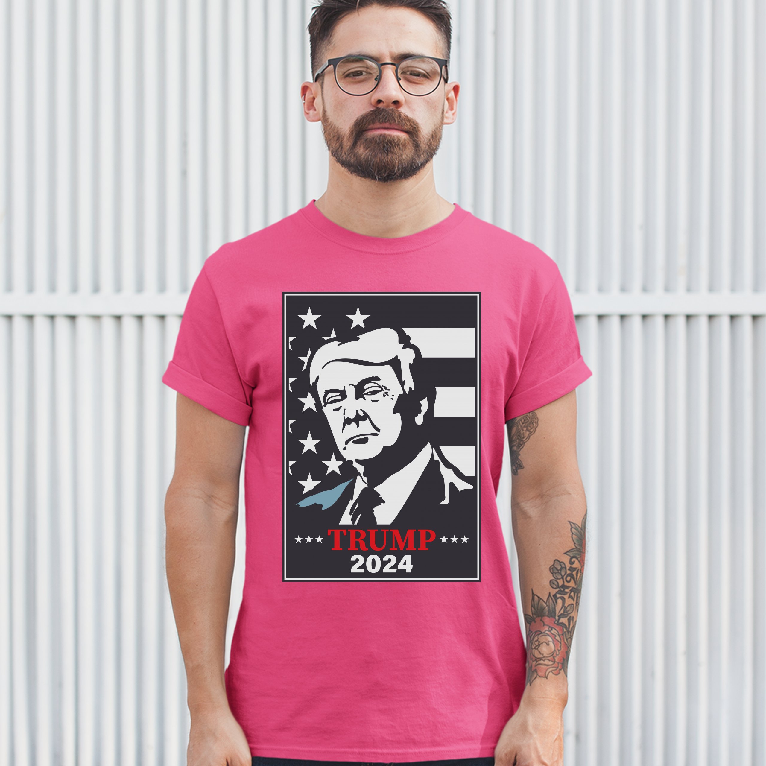 Trump 2024 Tshirt Keep America Great Reelect Donald Trump Men's Tee