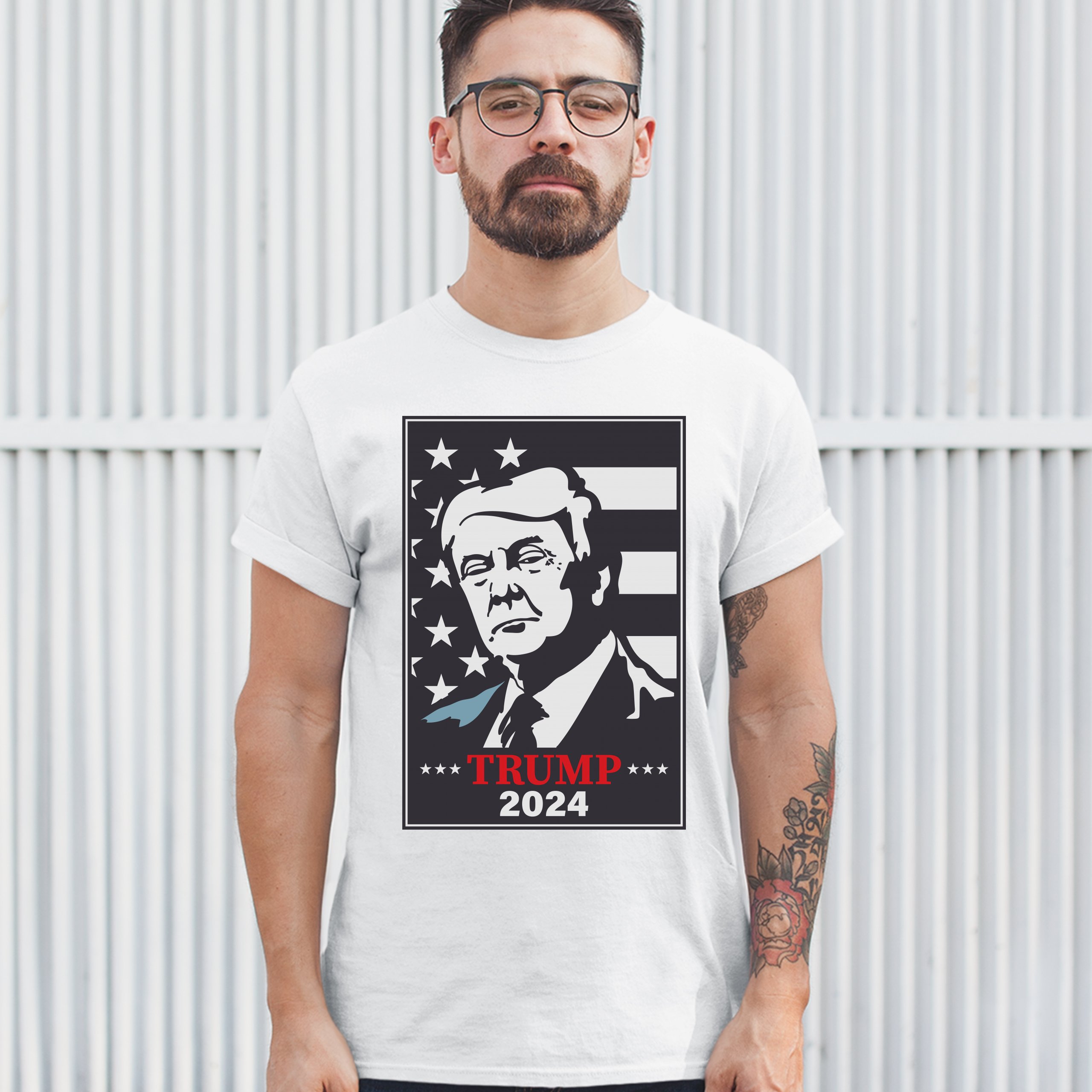 Trump 2024 Tshirt Keep America Great Reelect Donald Trump Men's Tee