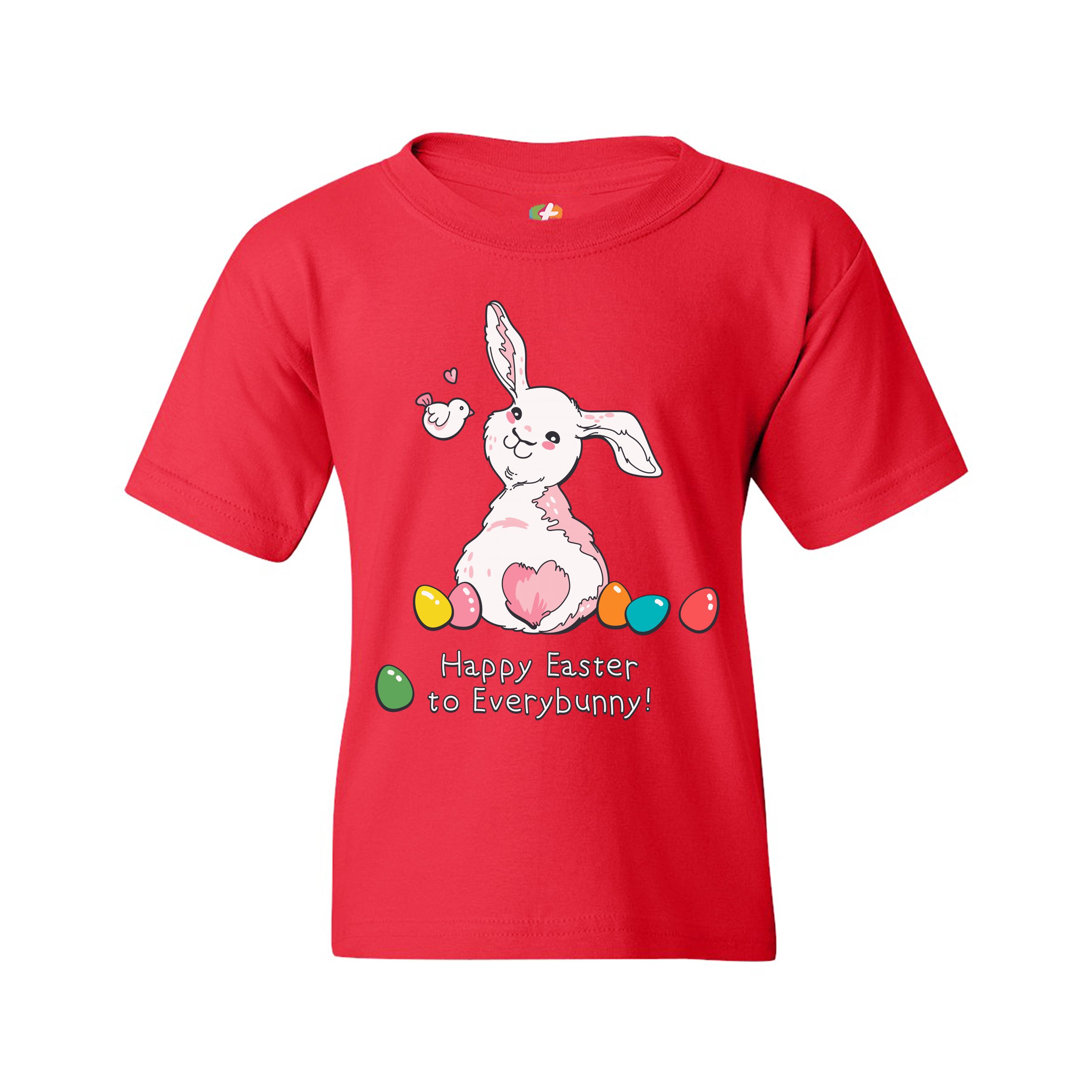 Happy Easter to Everybunny Youth T-shirt Cute Easter Bunny Rabbit Kids - Picture 30 of 56