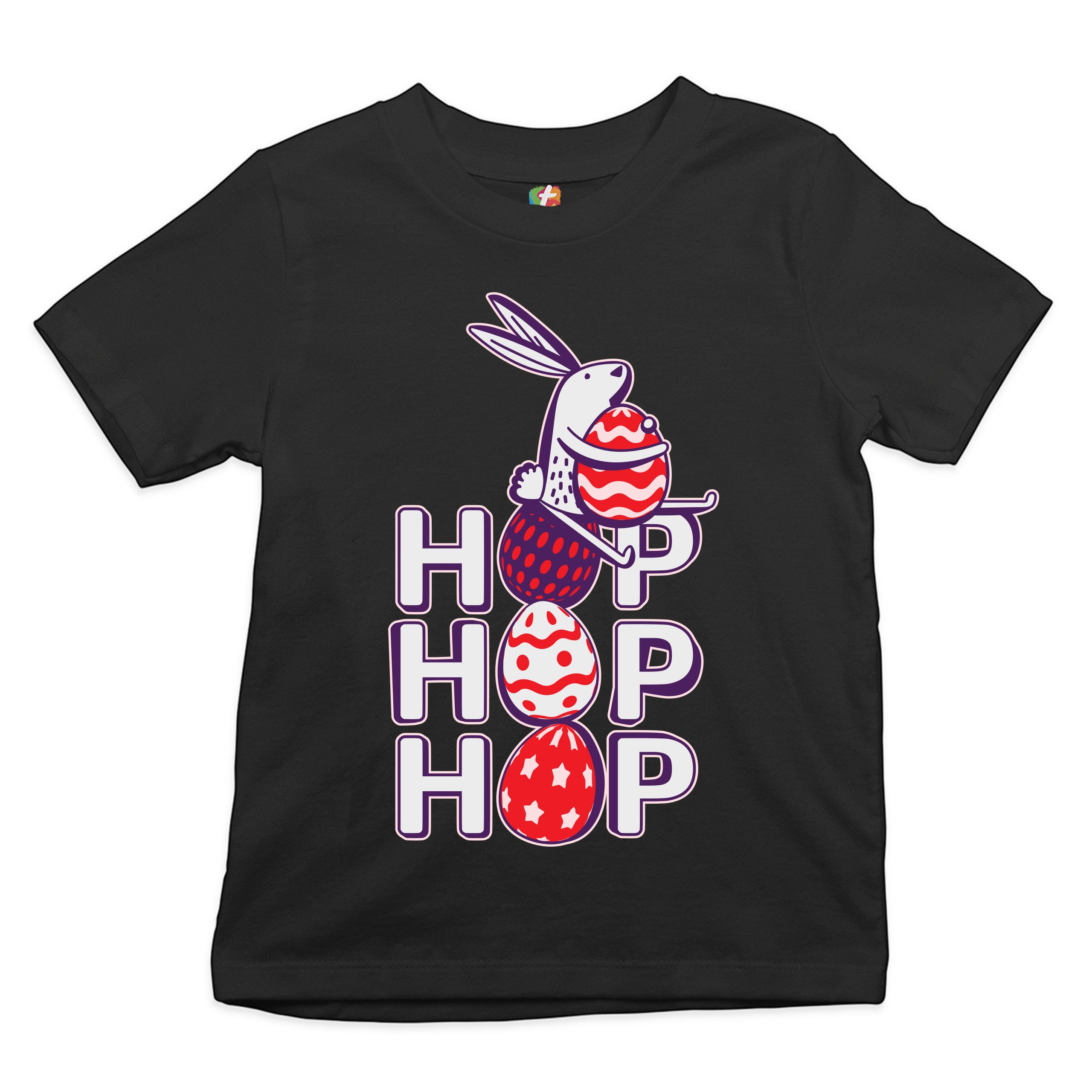 Hop Hop Hop Youth T-shirt Bunny Easter Eggs Jesus Christ Ressurection Kids - Picture 8 of 56