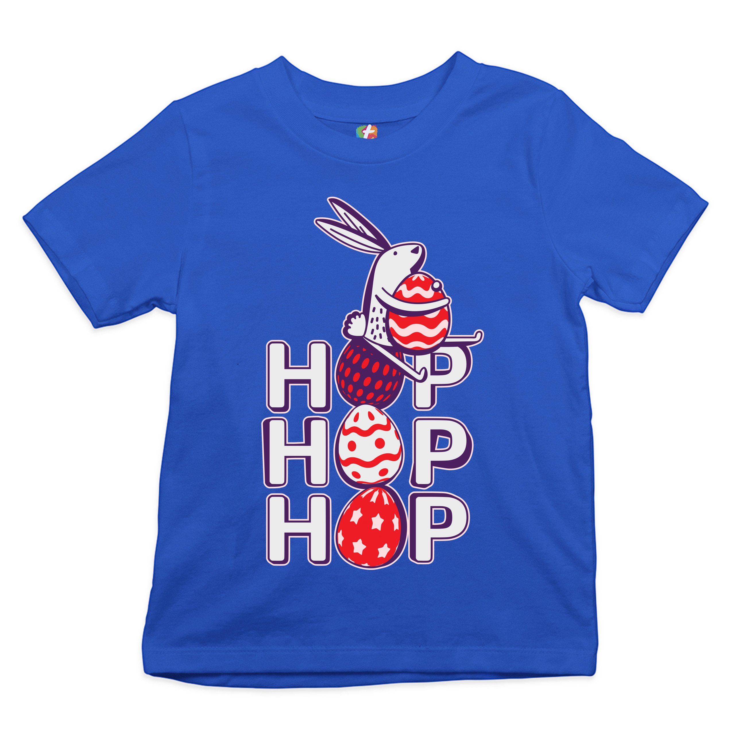 Hop Hop Hop Youth T-shirt Bunny Easter Eggs Jesus Christ Ressurection Kids - Picture 43 of 56