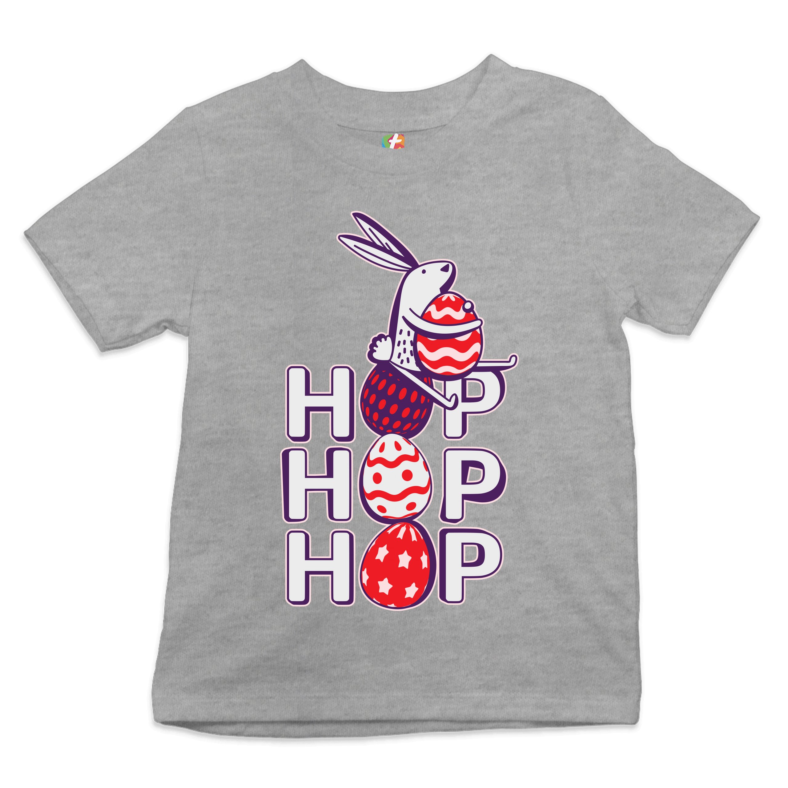 Hop Hop Hop Youth T-shirt Bunny Easter Eggs Jesus Christ Ressurection Kids - Picture 15 of 56