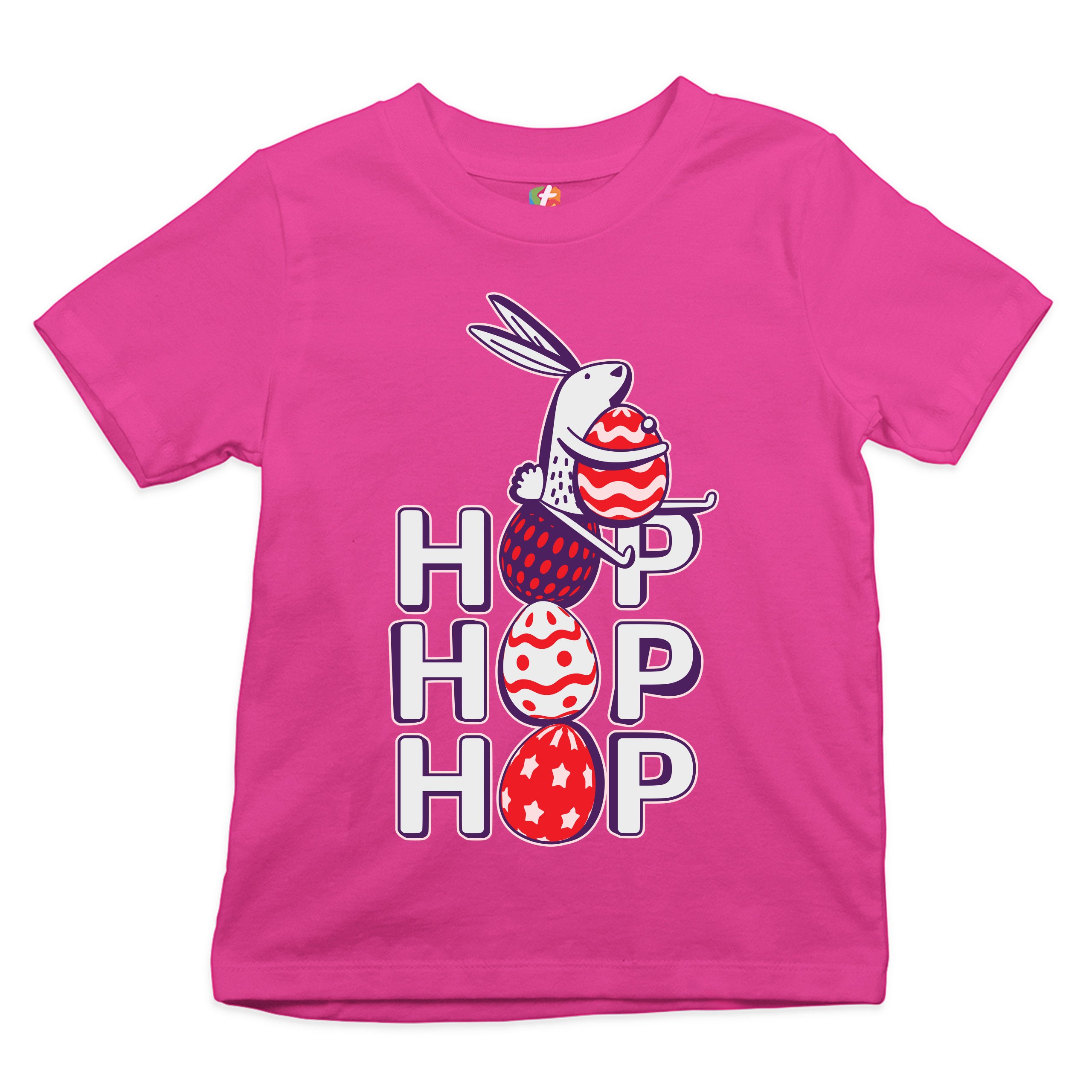Hop Hop Hop Youth T-shirt Bunny Easter Eggs Jesus Christ Ressurection Kids - Picture 50 of 56