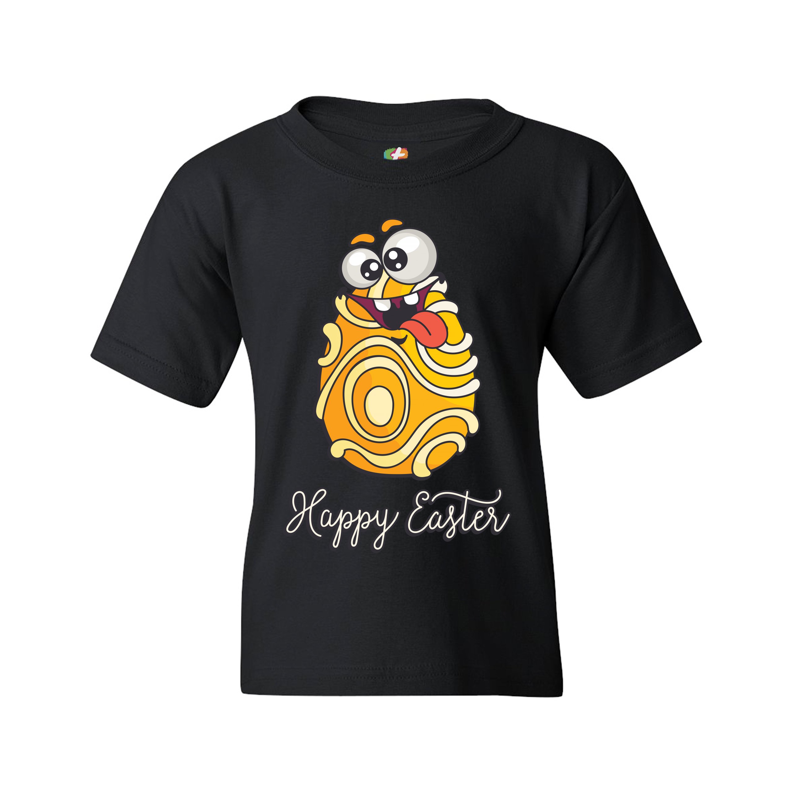 Happy Easter Crazy Egg Youth T-shirt Egg Tapping Religious Holiday Kids - Picture 9 of 56