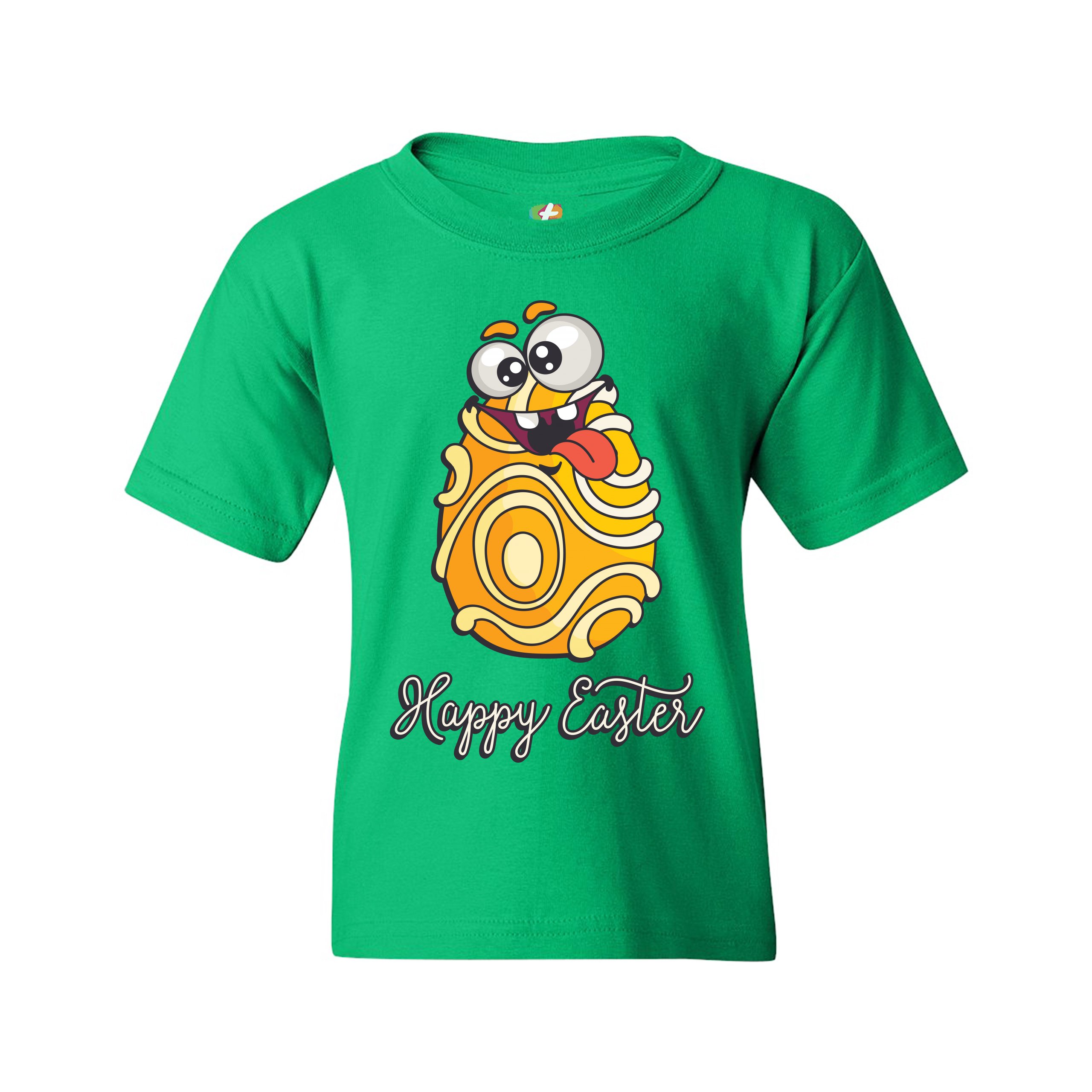 Happy Easter Crazy Egg Youth T-shirt Egg Tapping Religious Holiday Kids - Picture 37 of 56