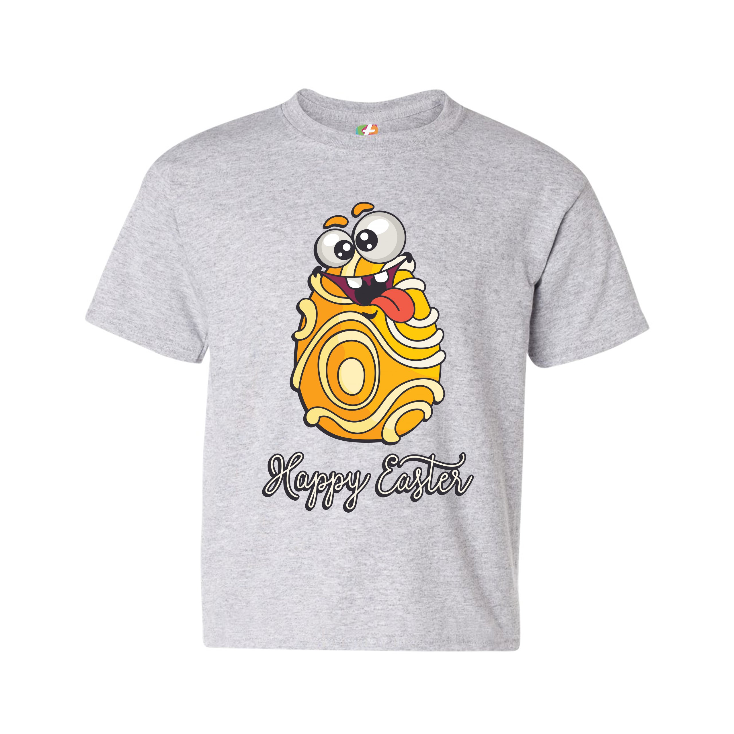 Happy Easter Crazy Egg Youth T-shirt Egg Tapping Religious Holiday Kids - Picture 16 of 56