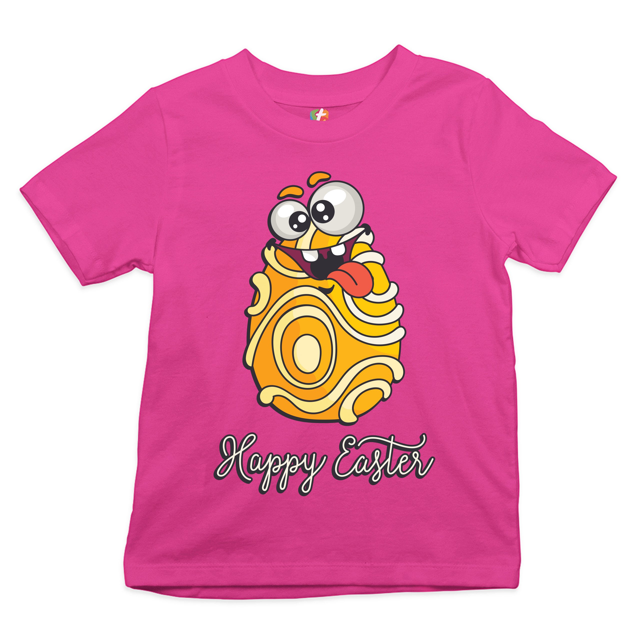 Happy Easter Crazy Egg Youth T-shirt Egg Tapping Religious Holiday Kids - Picture 50 of 56