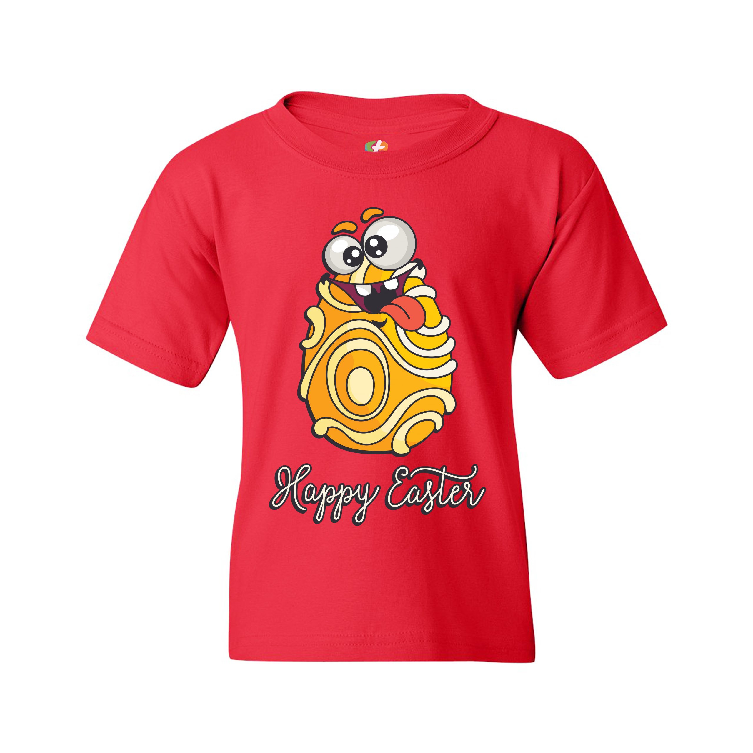 Happy Easter Crazy Egg Youth T-shirt Egg Tapping Religious Holiday Kids - Picture 23 of 56