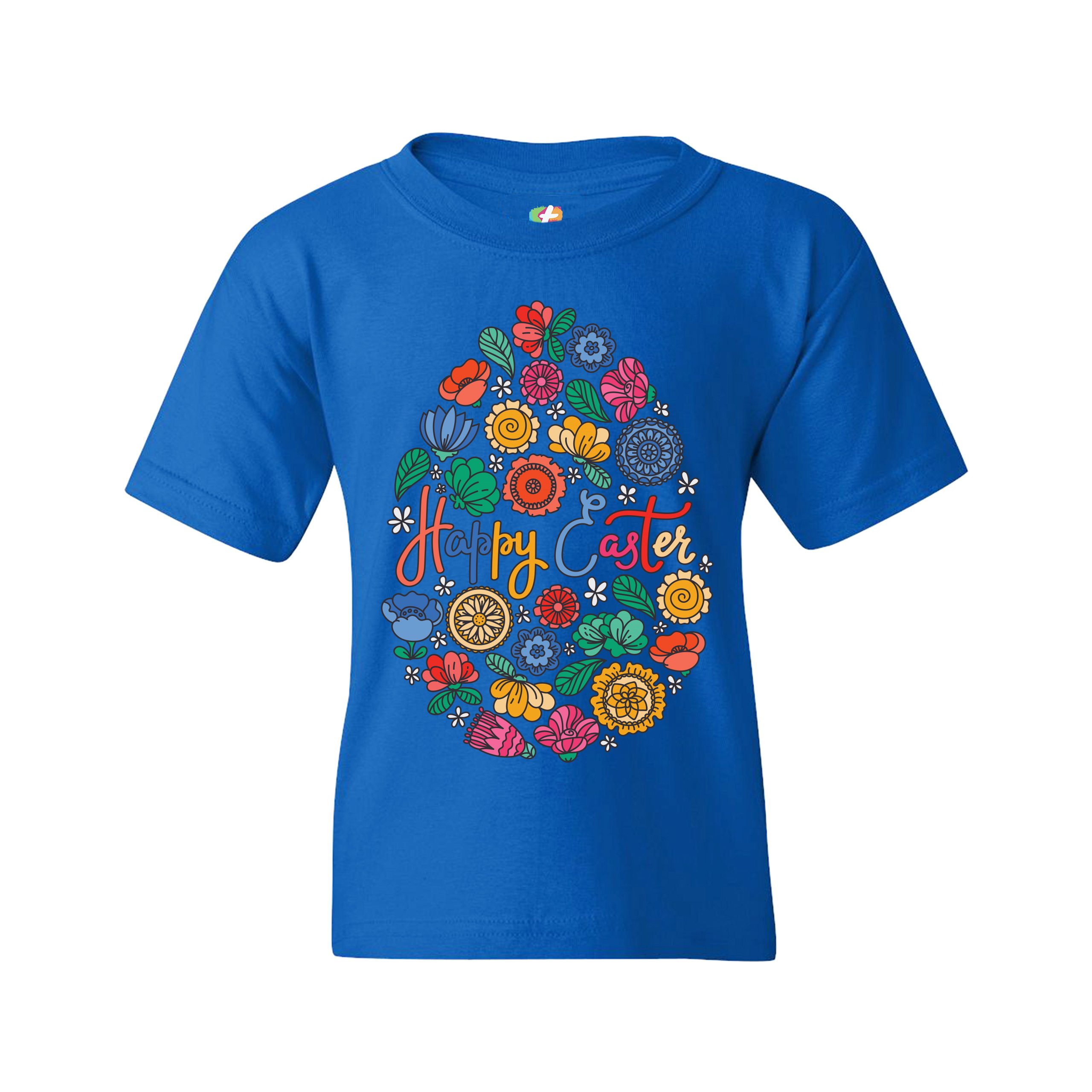 Floral Easter Egg Youth T-shirt Happy Easter Jesus Christ is Alive Kids - Picture 44 of 56