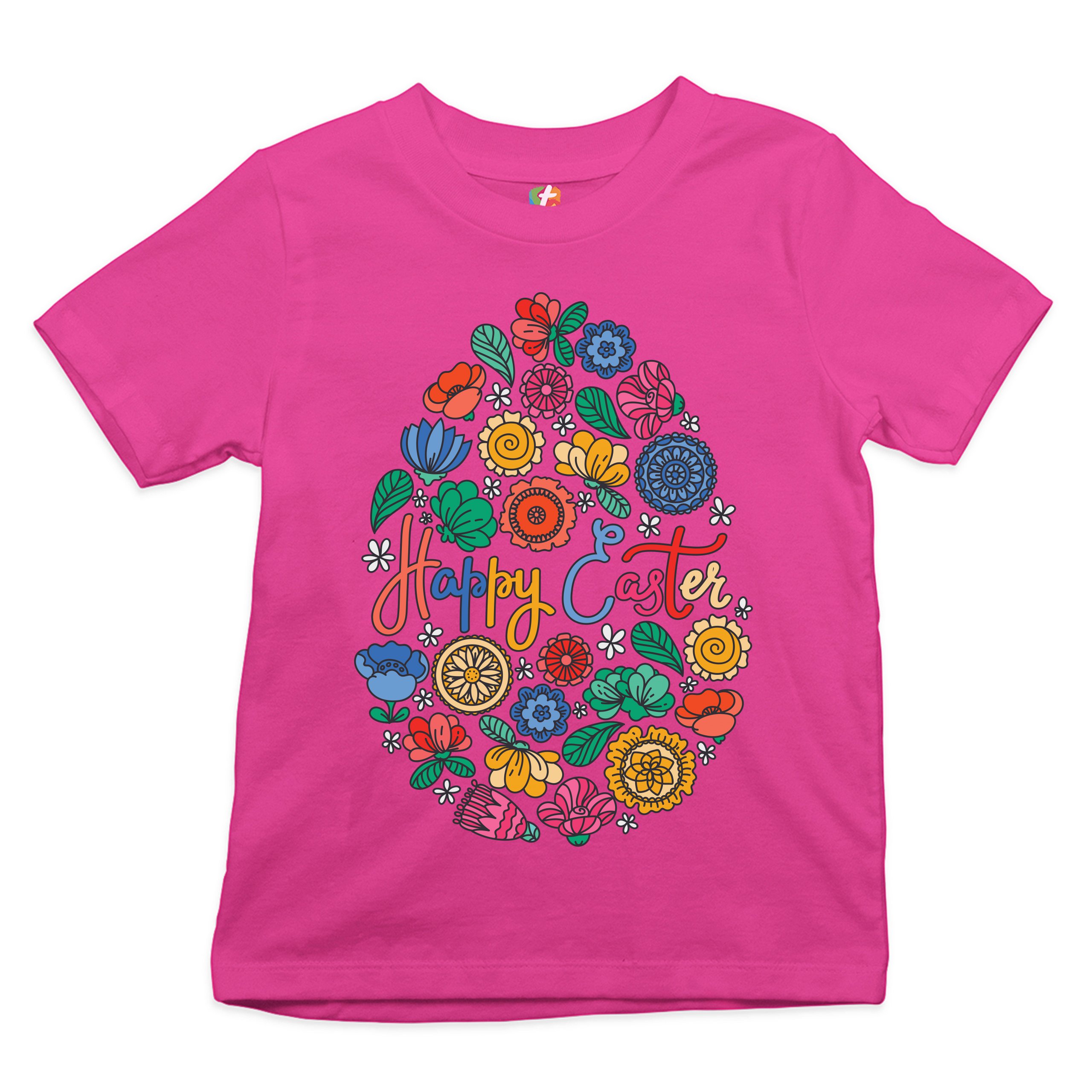 Floral Easter Egg Youth T-shirt Happy Easter Jesus Christ is Alive Kids - Picture 50 of 56