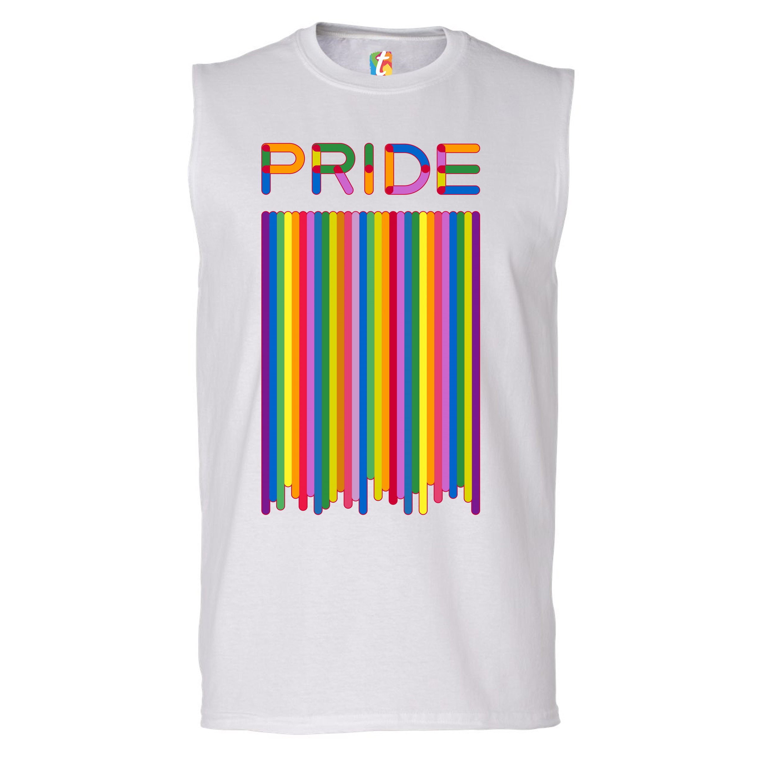 Pride Flag Muscle Shirt Lgbt Support Gay Pride Month Same Sex Marriage