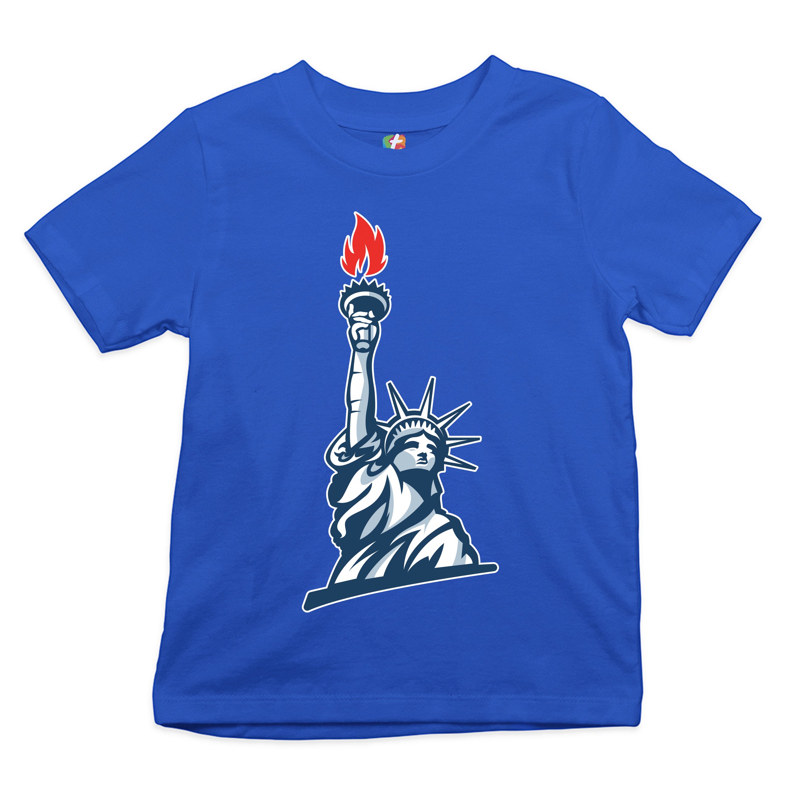 Statue of Liberty Youth T-shirt Manhattan New York 4th of July Freedom Kids - Picture 22 of 29
