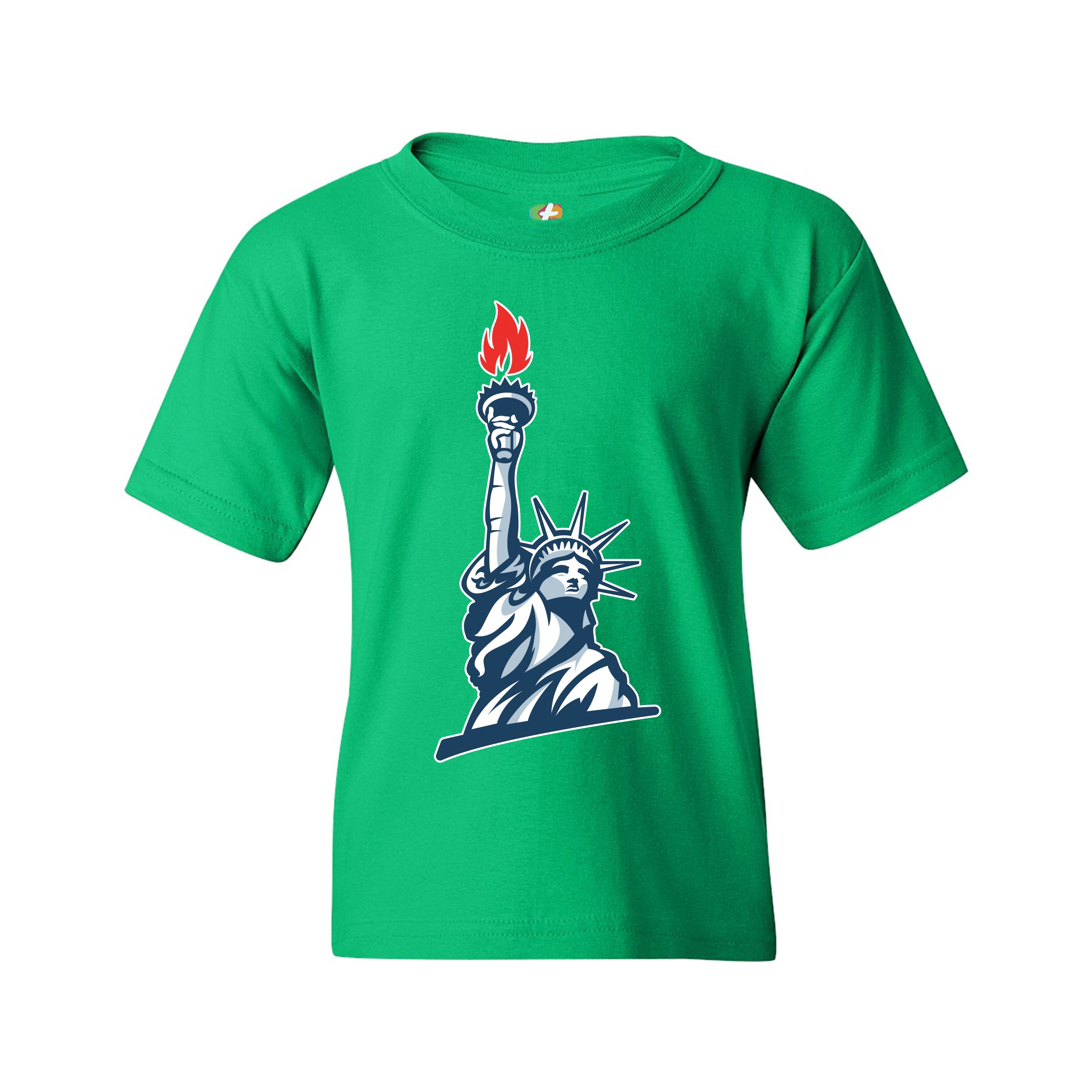 Statue of Liberty Youth T-shirt Manhattan New York 4th of July Freedom Kids - Picture 19 of 29