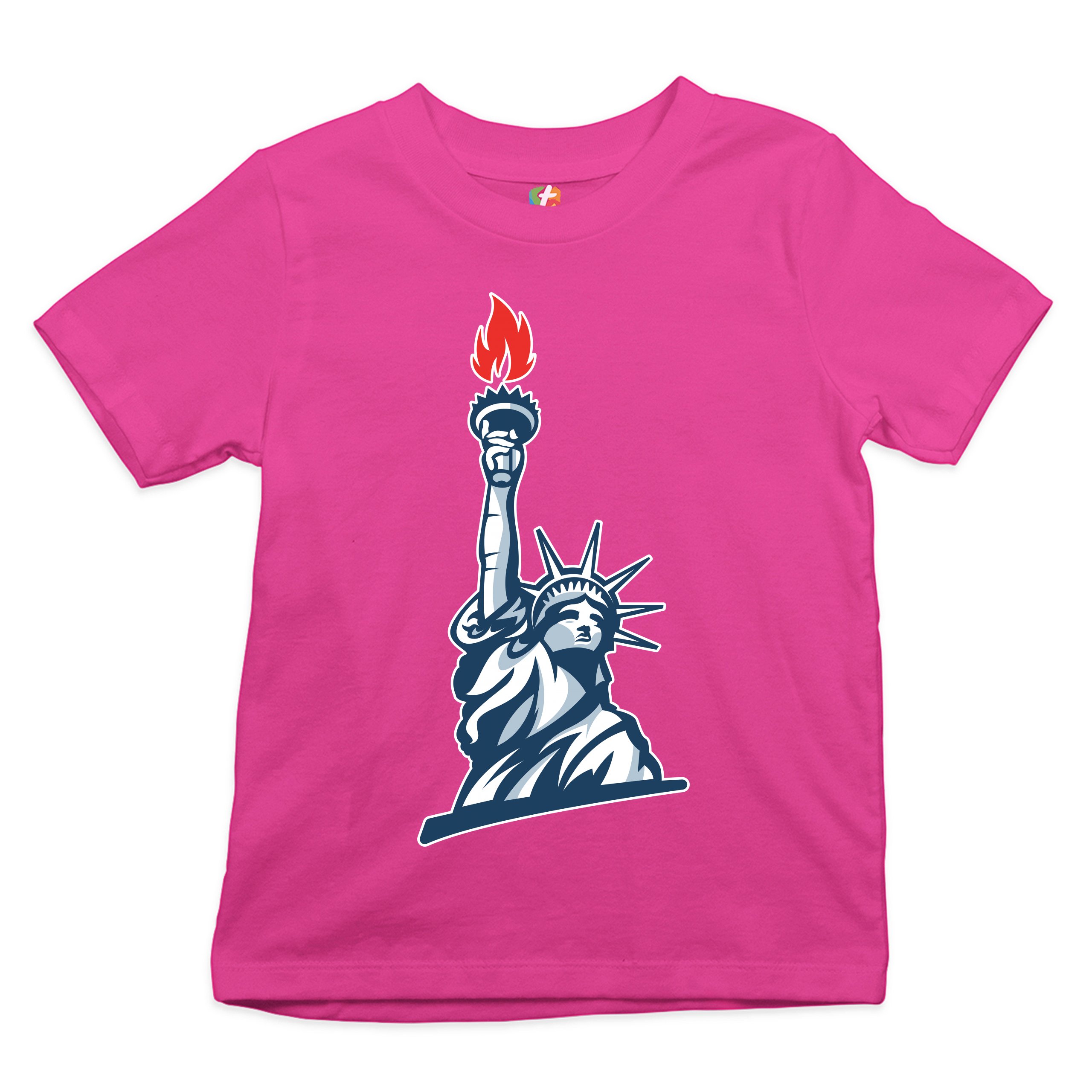 Statue of Liberty Youth T-shirt Manhattan New York 4th of July Freedom Kids - Picture 26 of 29
