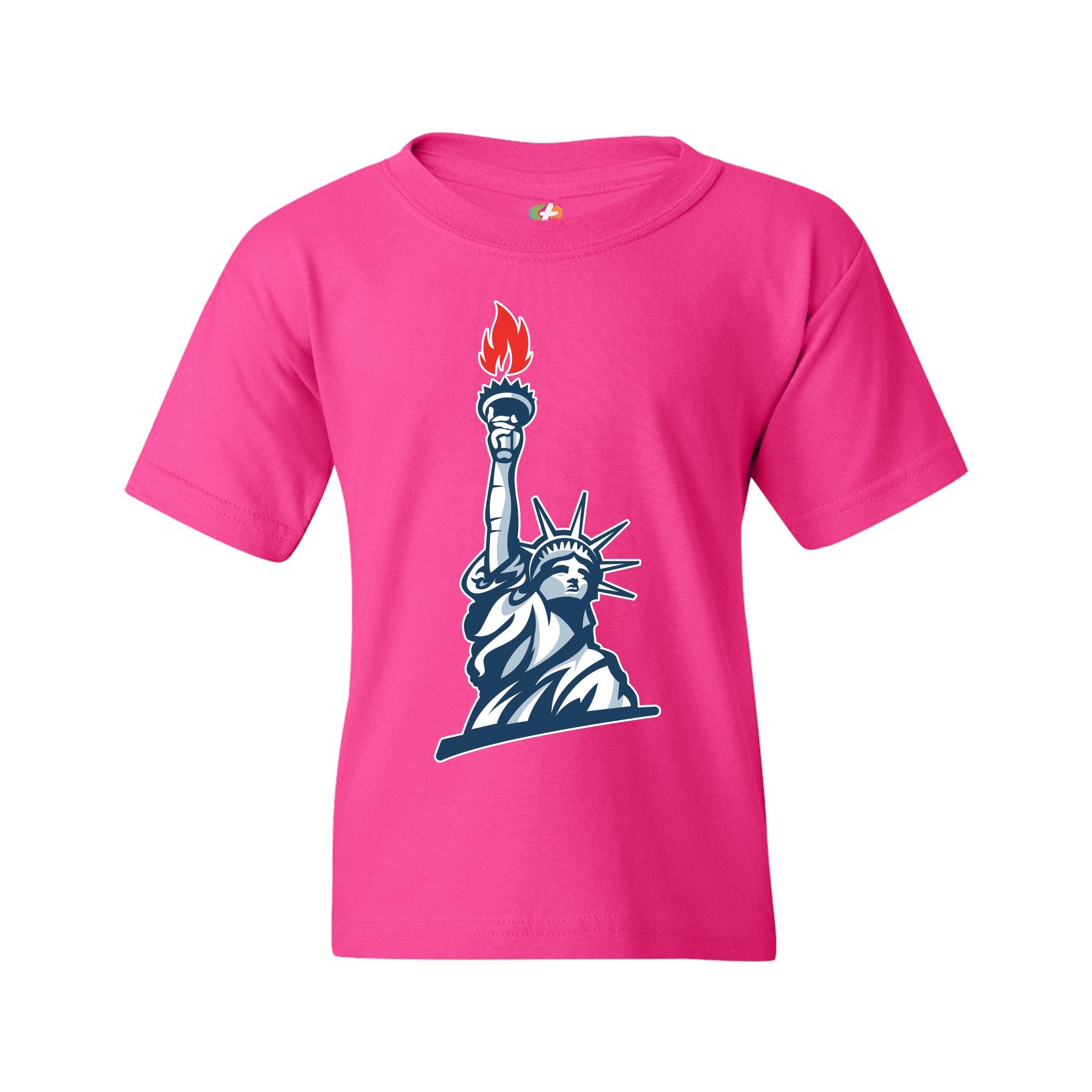 Statue of Liberty Youth T-shirt Manhattan New York 4th of July Freedom Kids - Picture 27 of 29