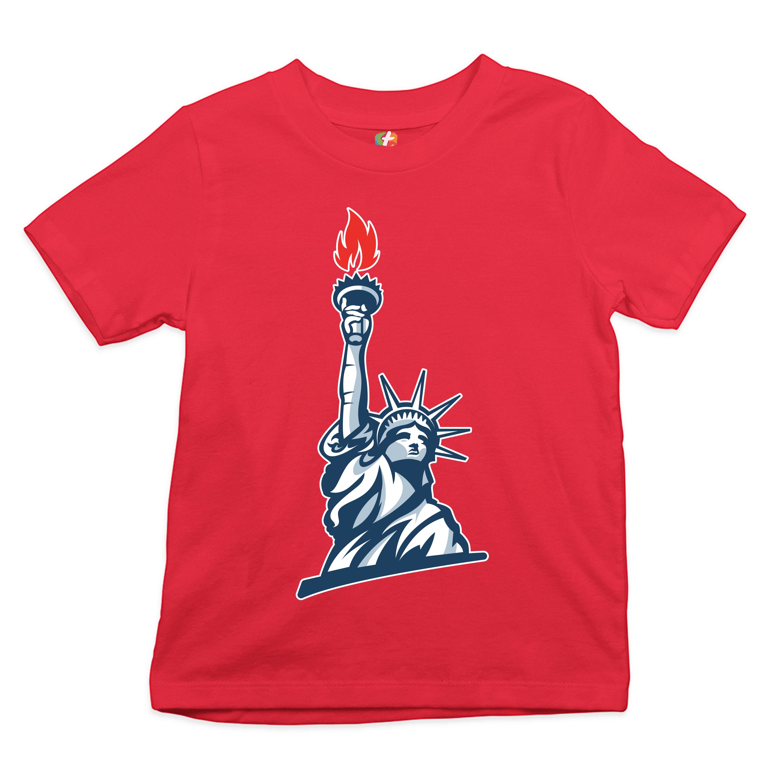 Statue of Liberty Youth T-shirt Manhattan New York 4th of July Freedom Kids - Picture 10 of 29