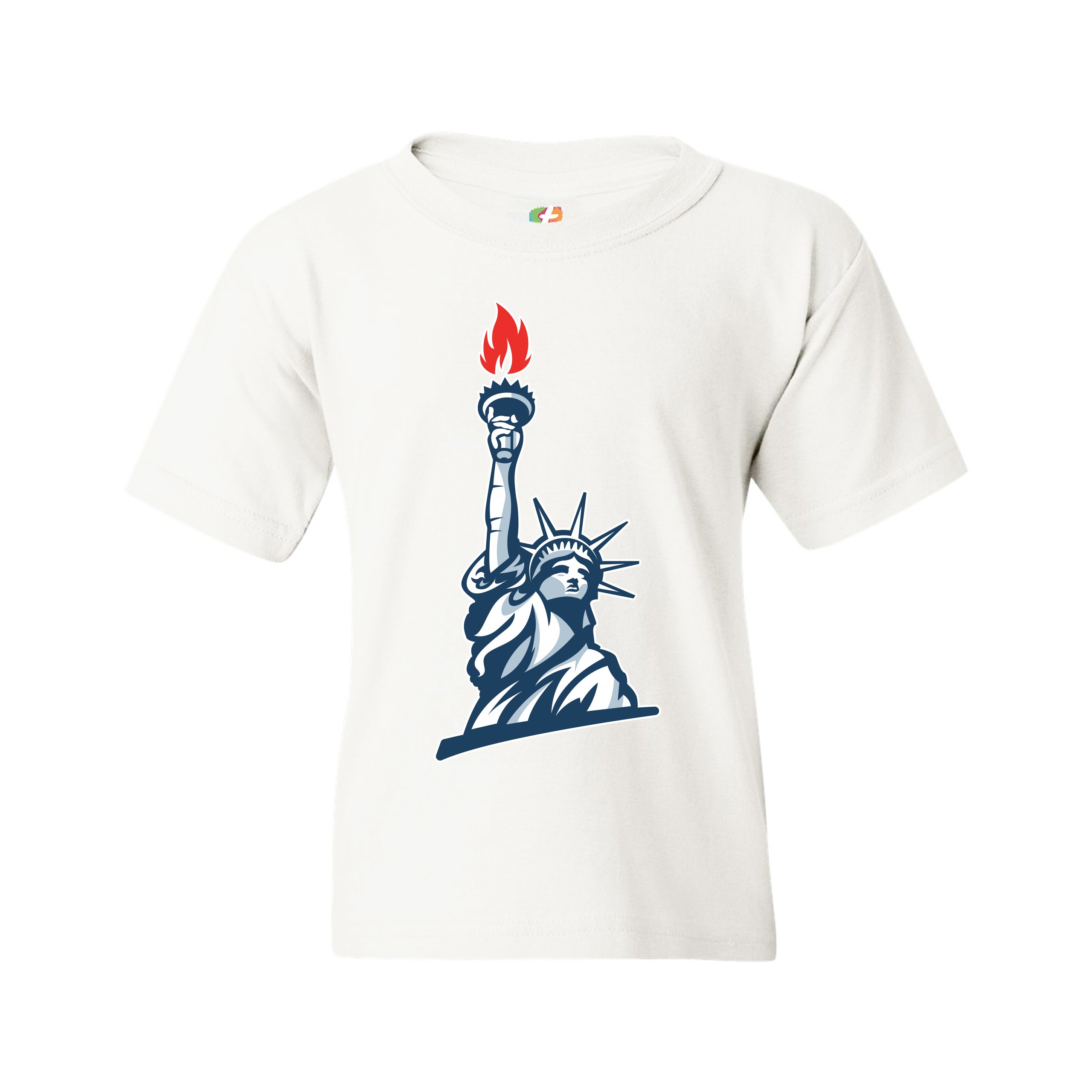 Statue of Liberty Youth T-shirt Manhattan New York 4th of July Freedom Kids - Picture 15 of 29