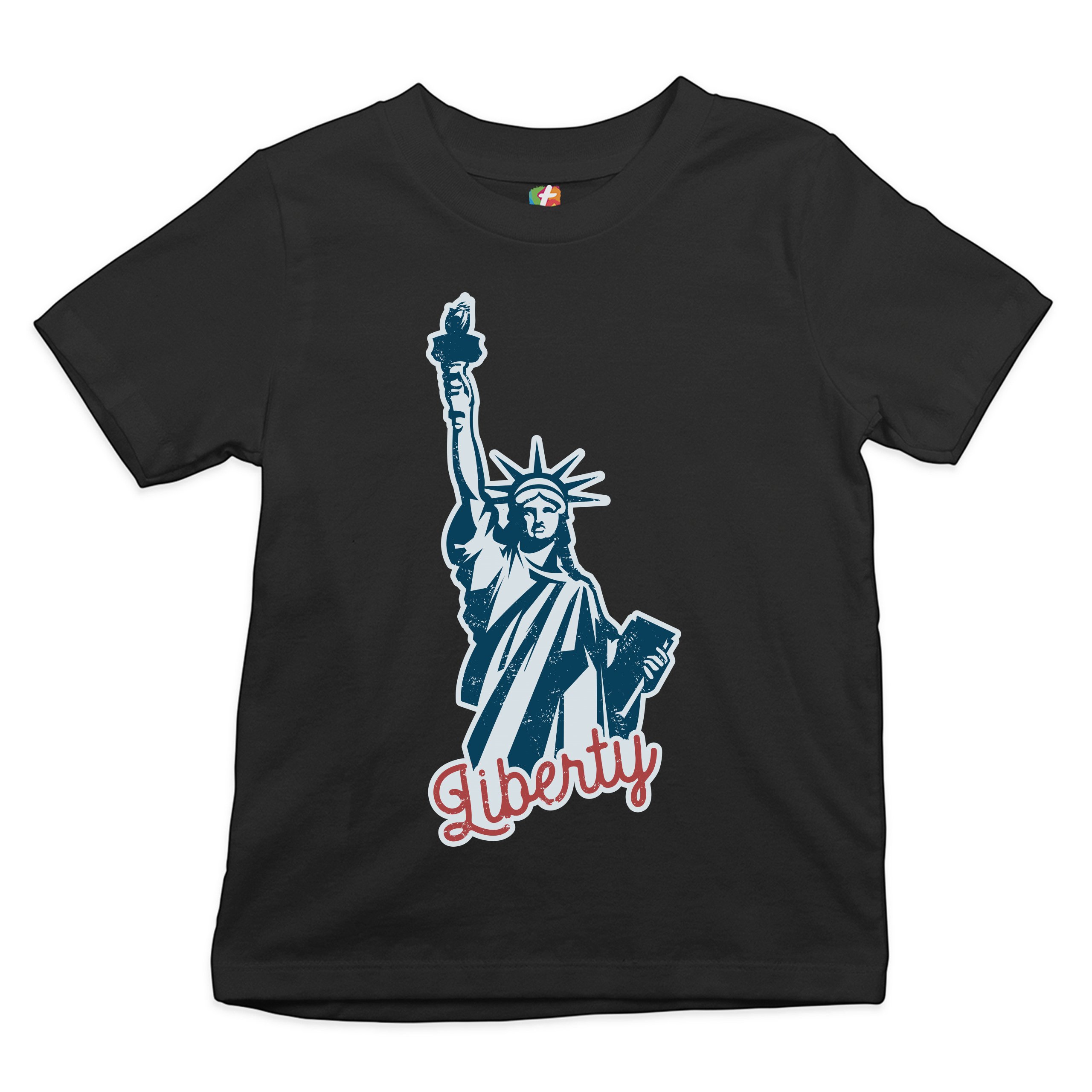 Statue of Liberty Youth T-shirt Freedom Independence 4th of July NYC USA Kids - Picture 2 of 29