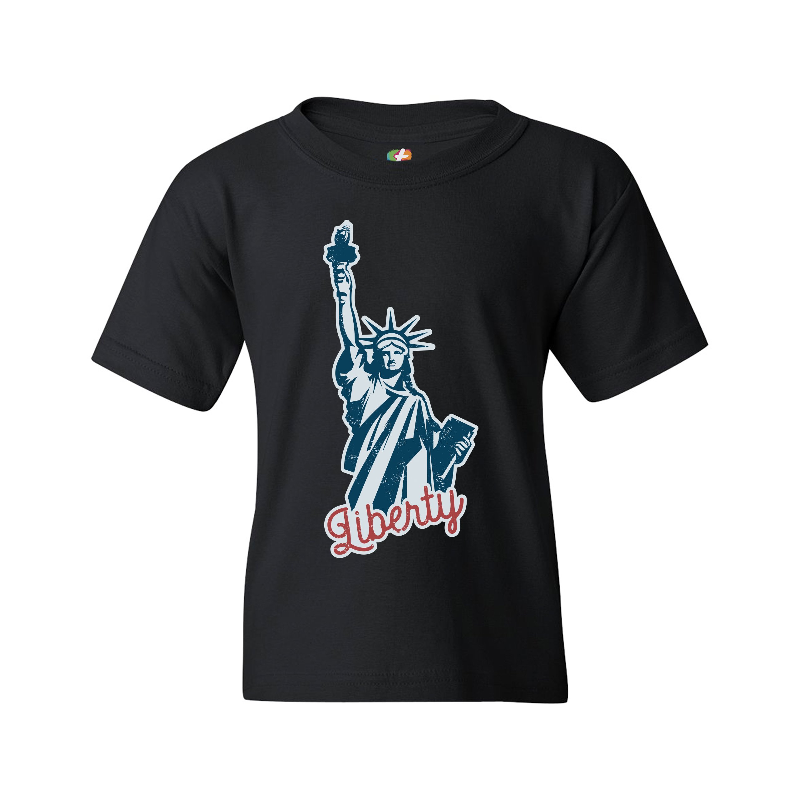 Statue of Liberty Youth T-shirt Freedom Independence 4th of July NYC USA Kids - Picture 3 of 29
