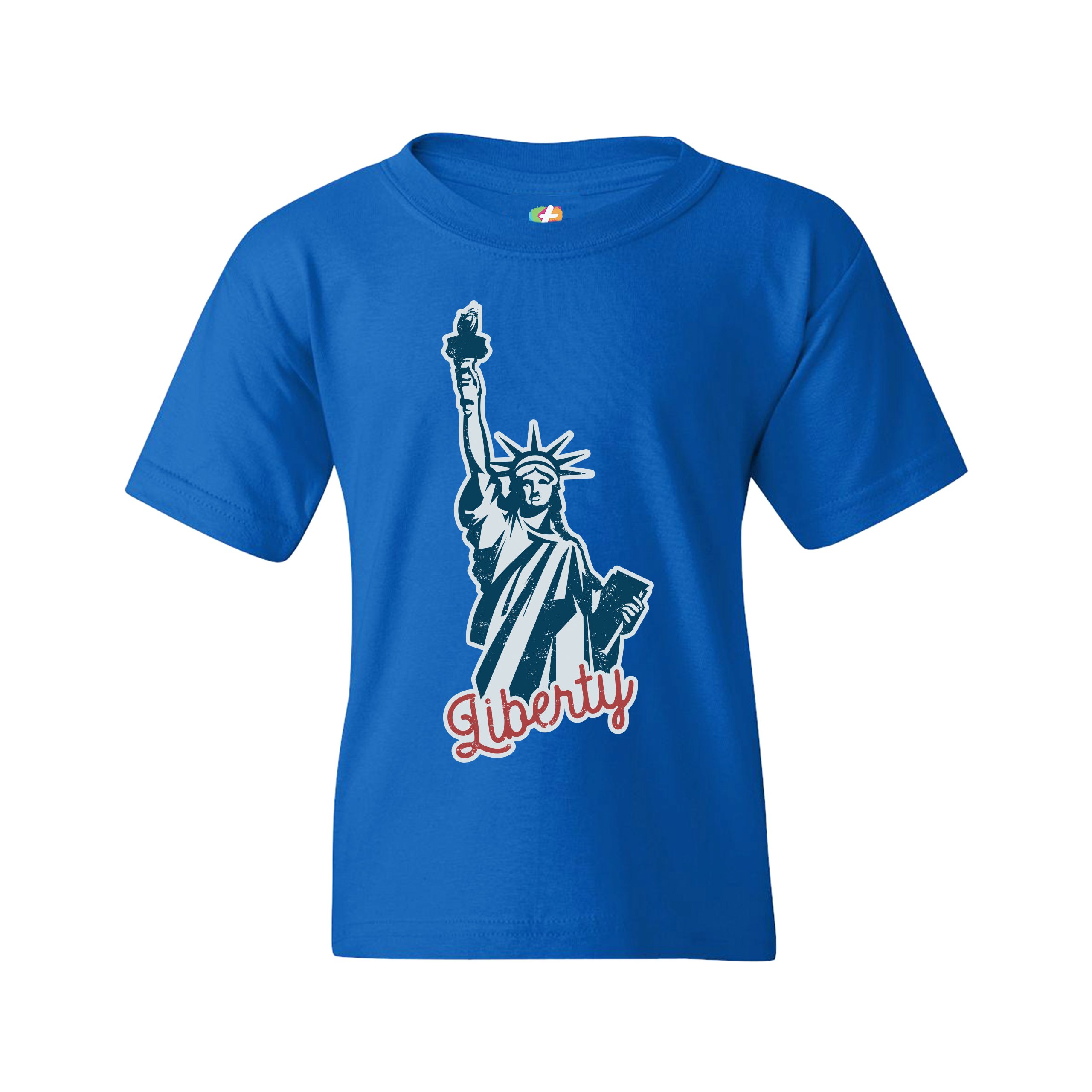 Statue of Liberty Youth T-shirt Freedom Independence 4th of July NYC USA Kids - Picture 23 of 29