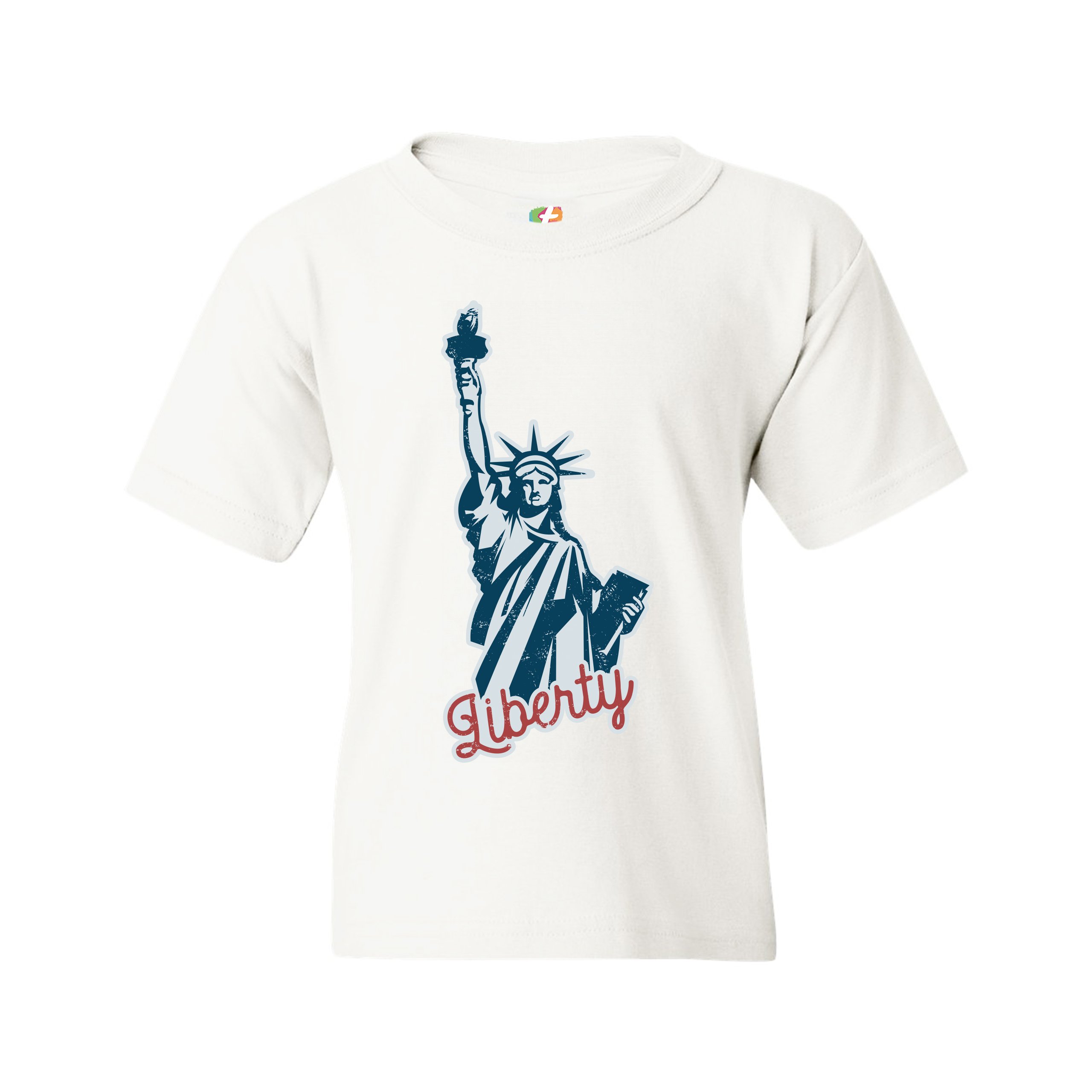 Statue of Liberty Youth T-shirt Freedom Independence 4th of July NYC USA Kids - Picture 15 of 29