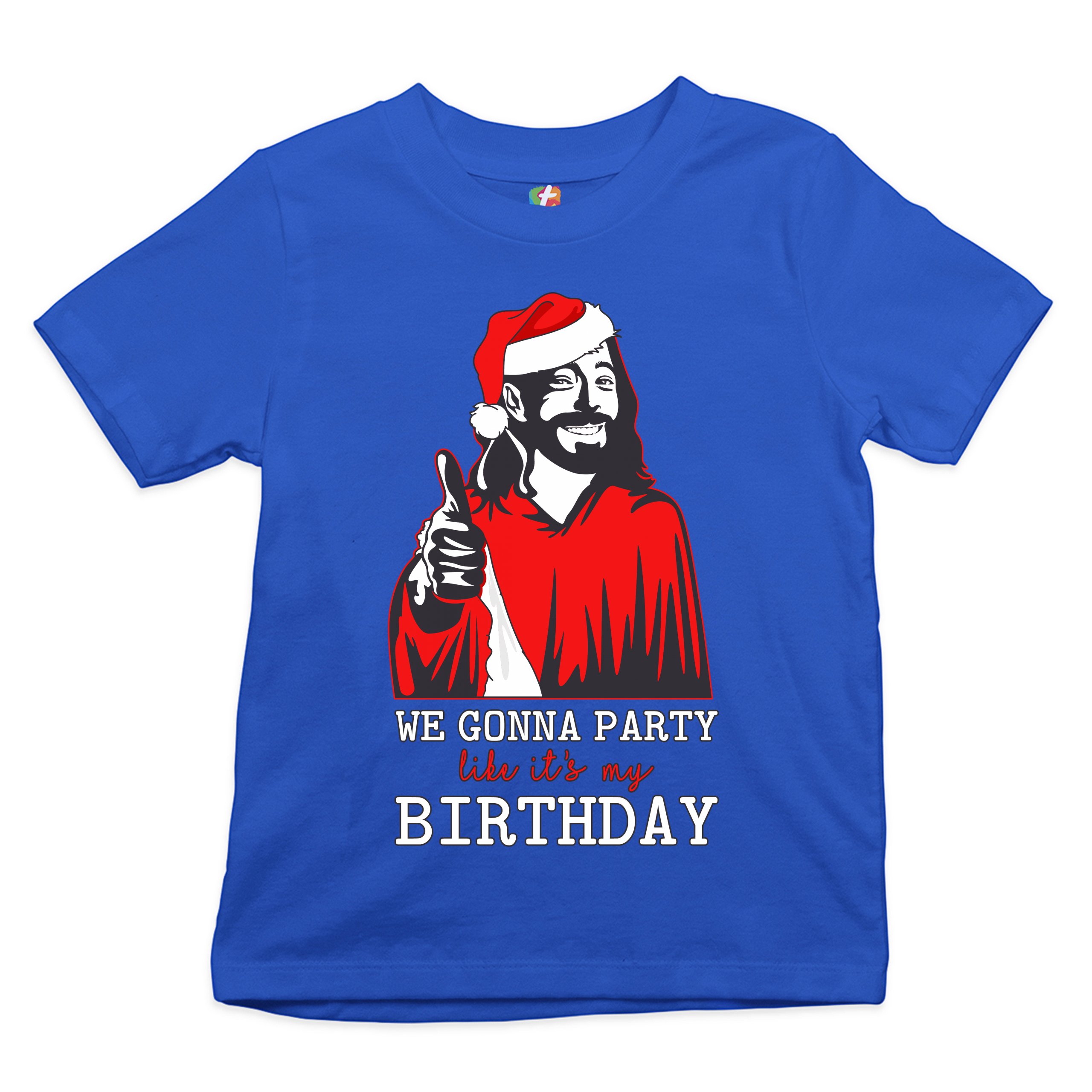 We Gonna Party Like It's My Birthday Youth T-shirt Jesus Christ Xmas Kids - Picture 22 of 29