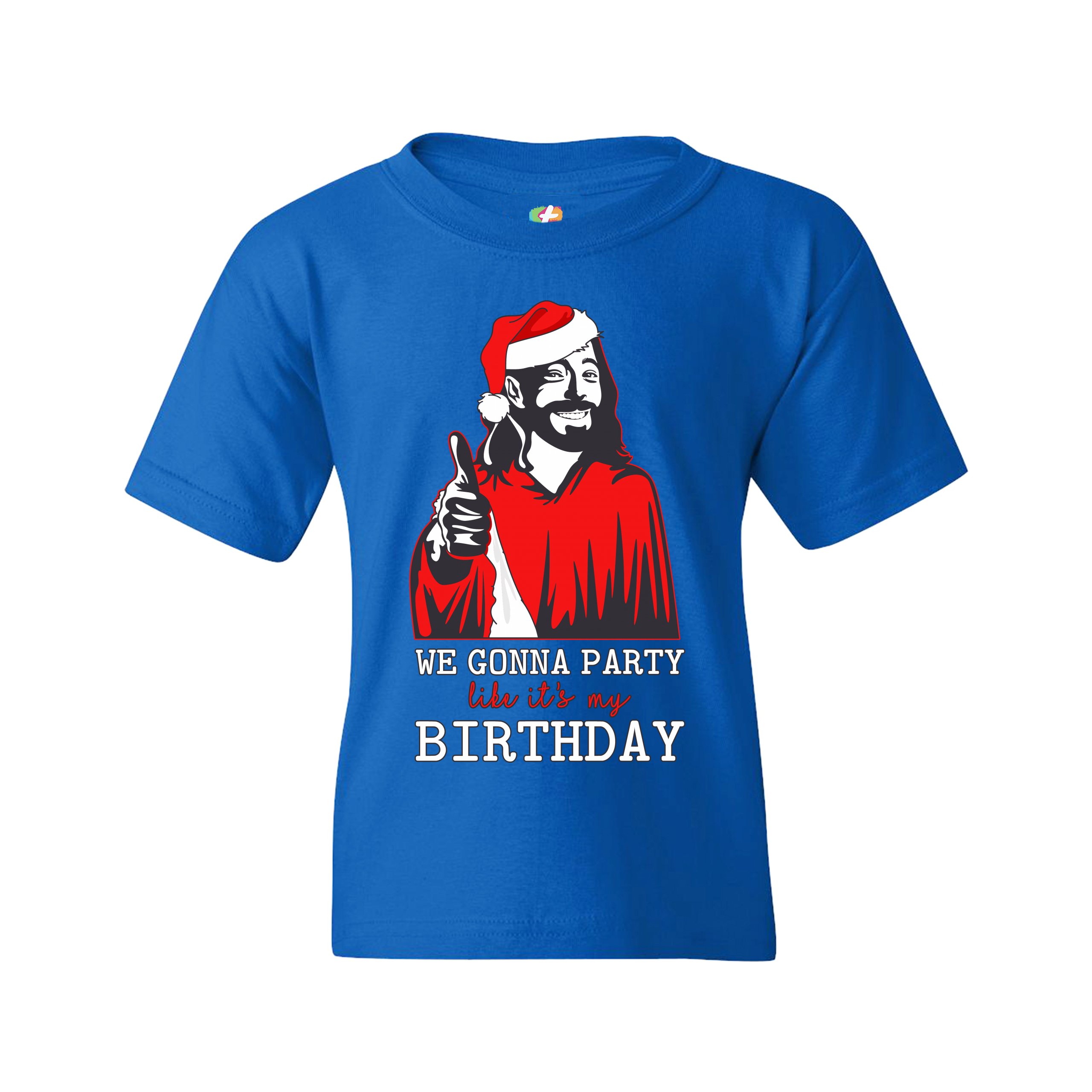 We Gonna Party Like It's My Birthday Youth T-shirt Jesus Christ Xmas Kids - Picture 23 of 29