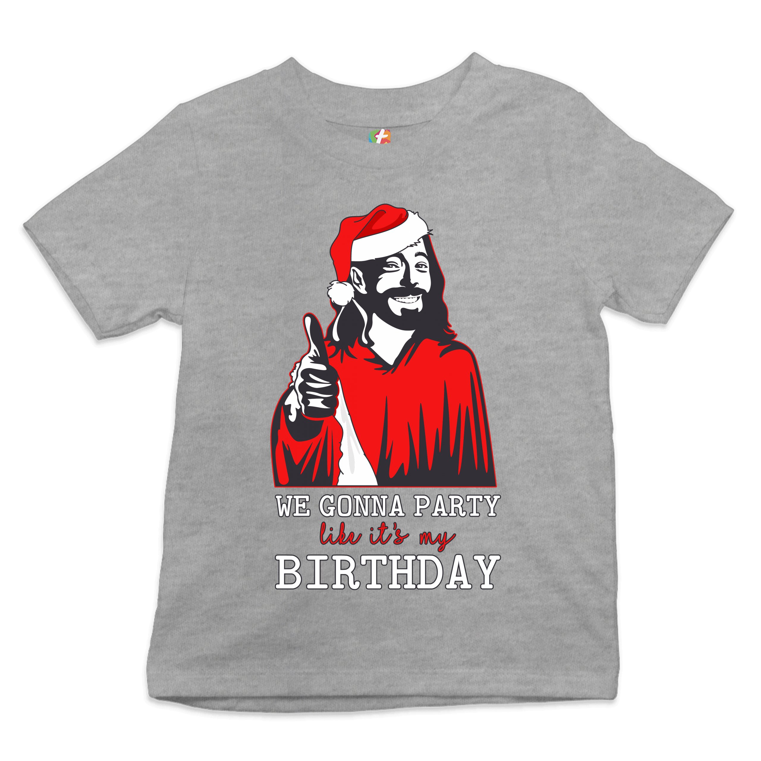 We Gonna Party Like It's My Birthday Youth T-shirt Jesus Christ Xmas Kids - Picture 10 of 29