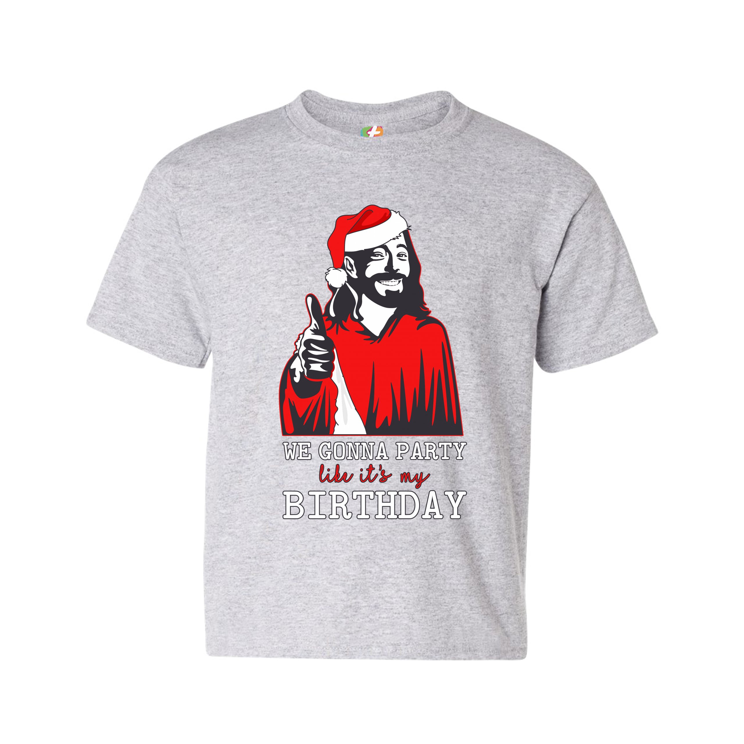 We Gonna Party Like It's My Birthday Youth T-shirt Jesus Christ Xmas Kids - Picture 11 of 29