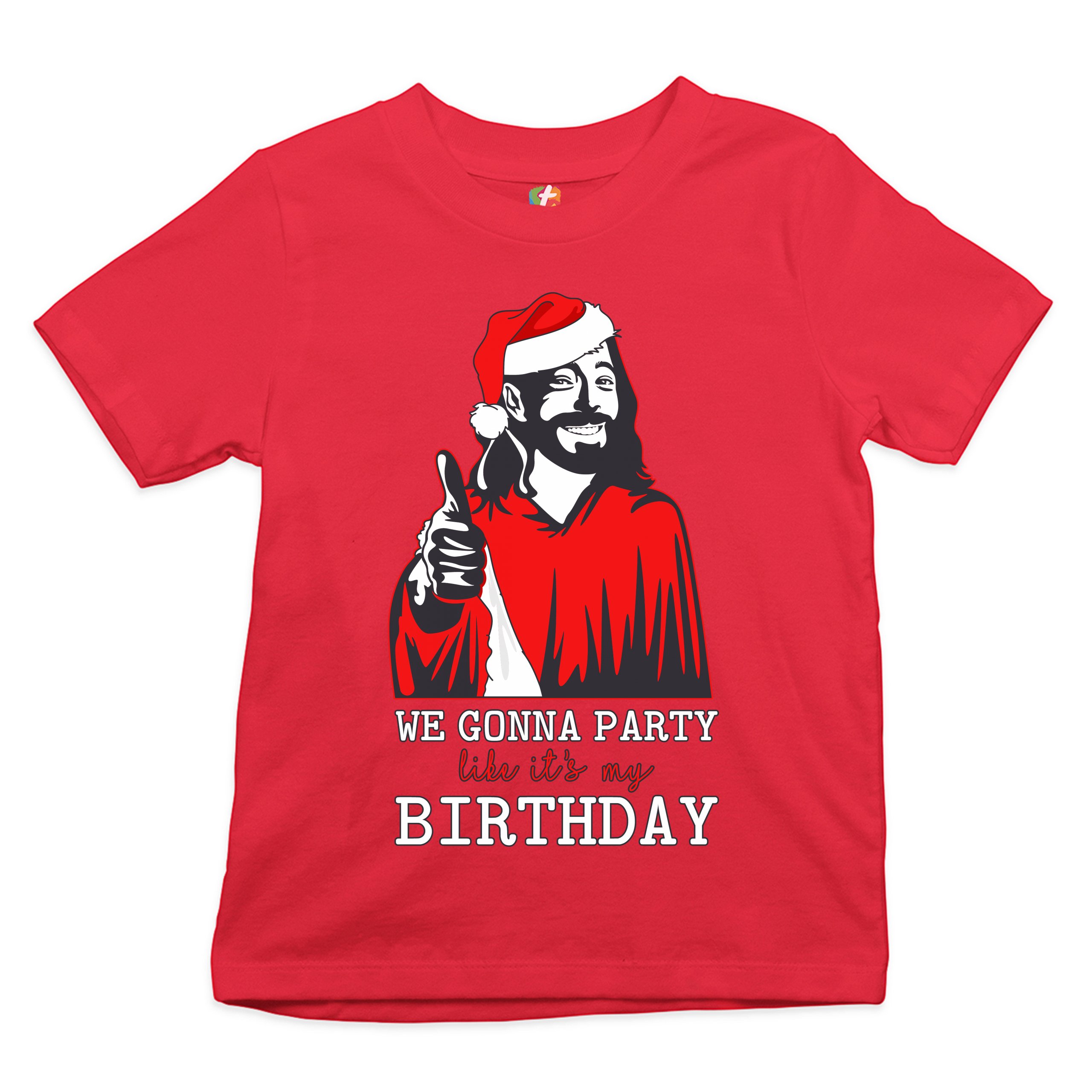 We Gonna Party Like It's My Birthday Youth T-shirt Jesus Christ Xmas Kids - Picture 14 of 29